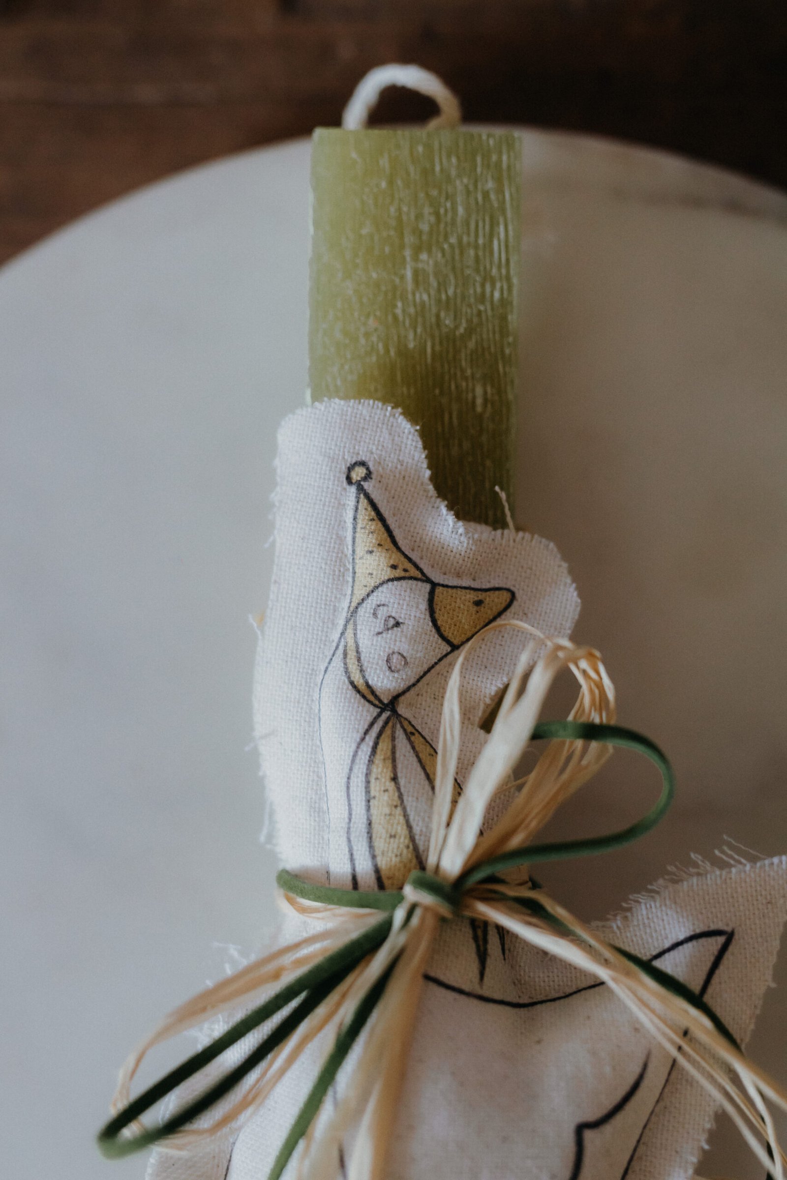 WHITE GOOSE EASTER CANDLE LITTLE GOOSE - Image 5