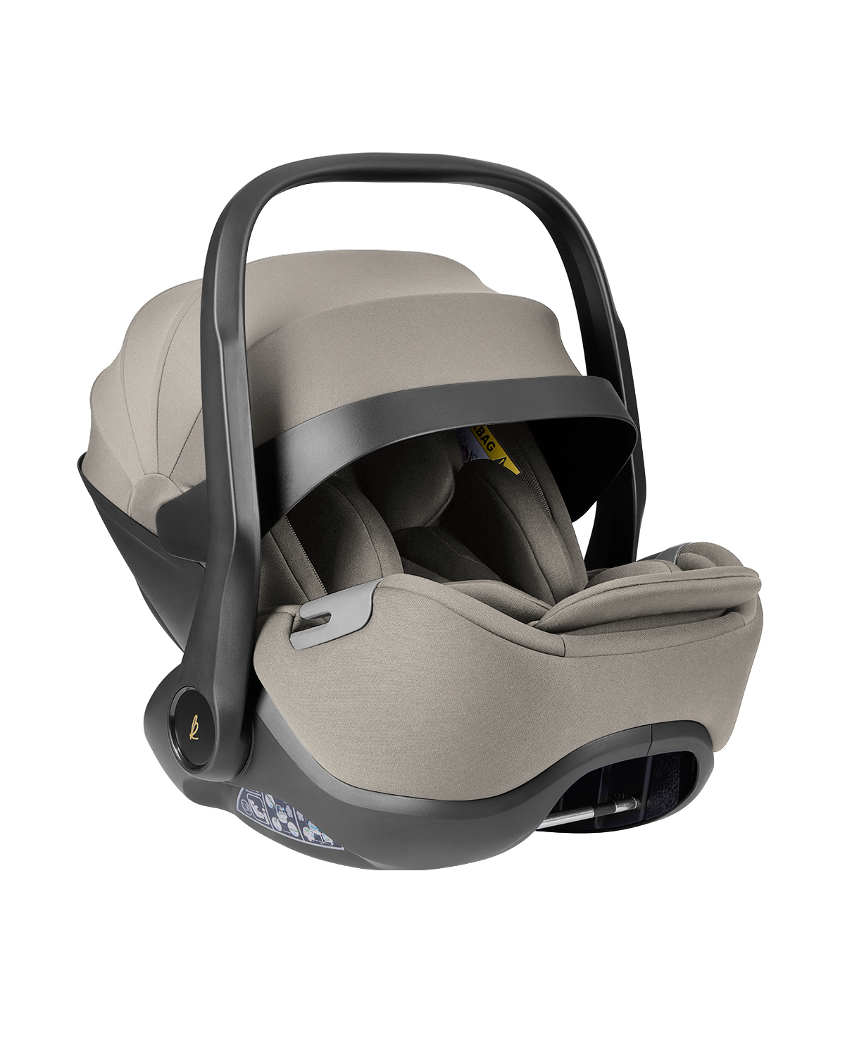 Kikkaboo Stroller 5in1 Travel System Goya Platinum Champagne - Image 30