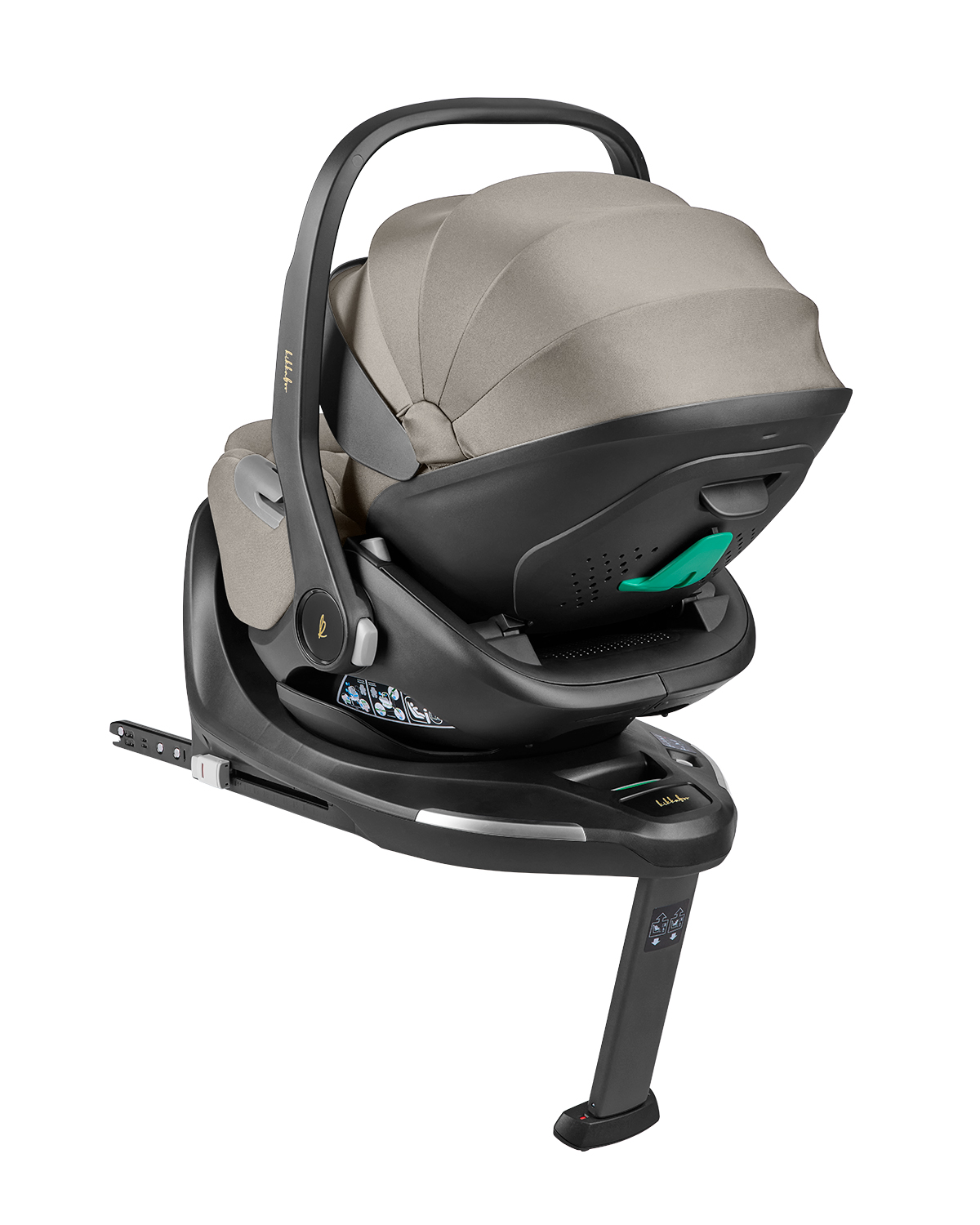 Kikkaboo Stroller 5in1 Travel System Goya Platinum Champagne - Image 24