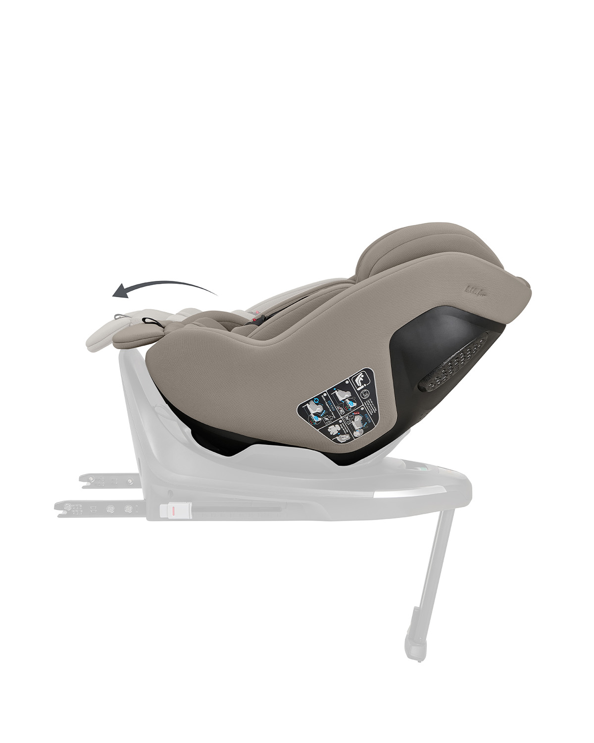 Kikkaboo Stroller 5in1 Travel System Goya Platinum Champagne - Image 36