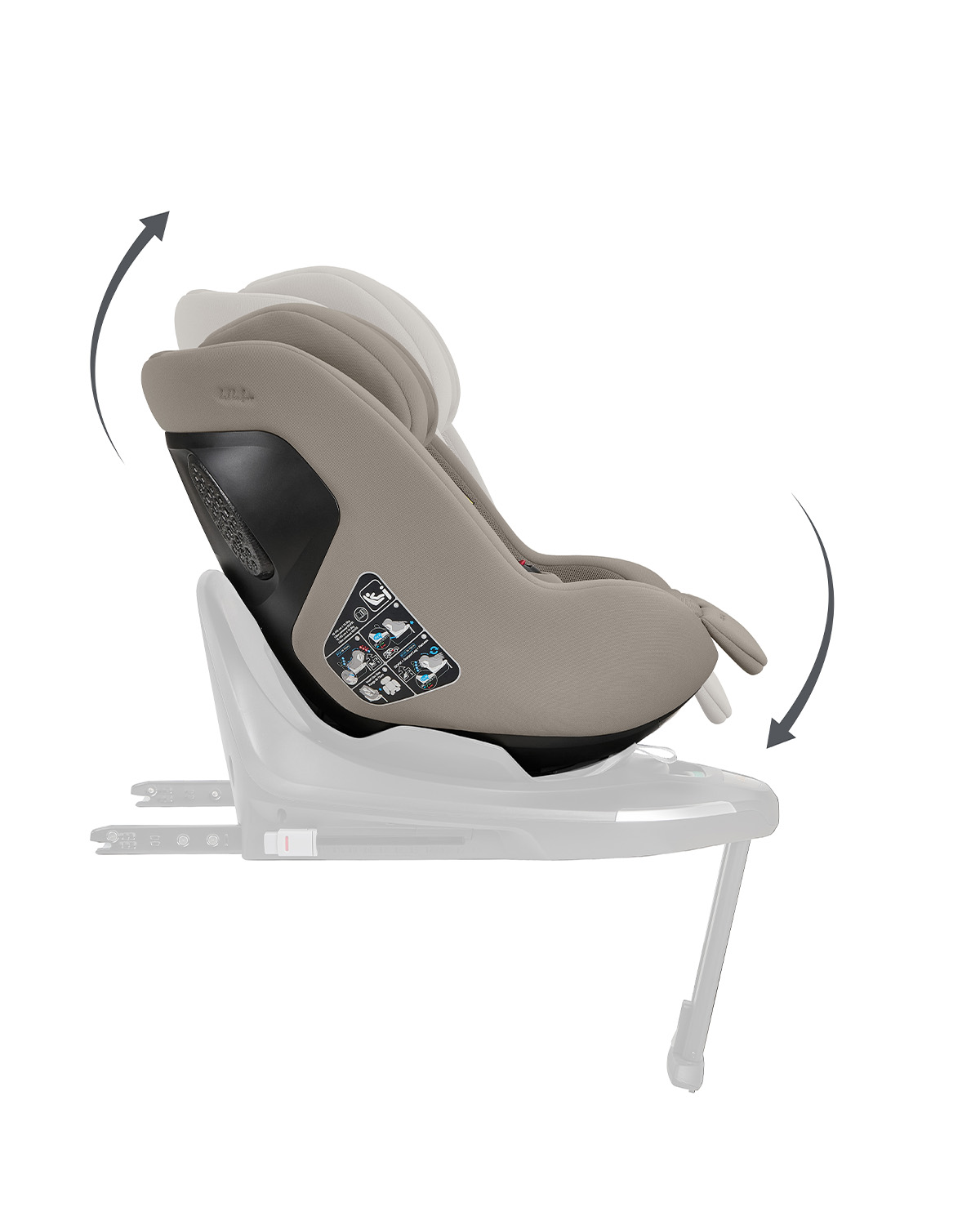 Kikkaboo Stroller 5in1 Travel System Goya Platinum Champagne - Image 38