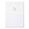 LITTLE DUTCH Cot Sheet with Embroidery Baby Bunny 110x140cm