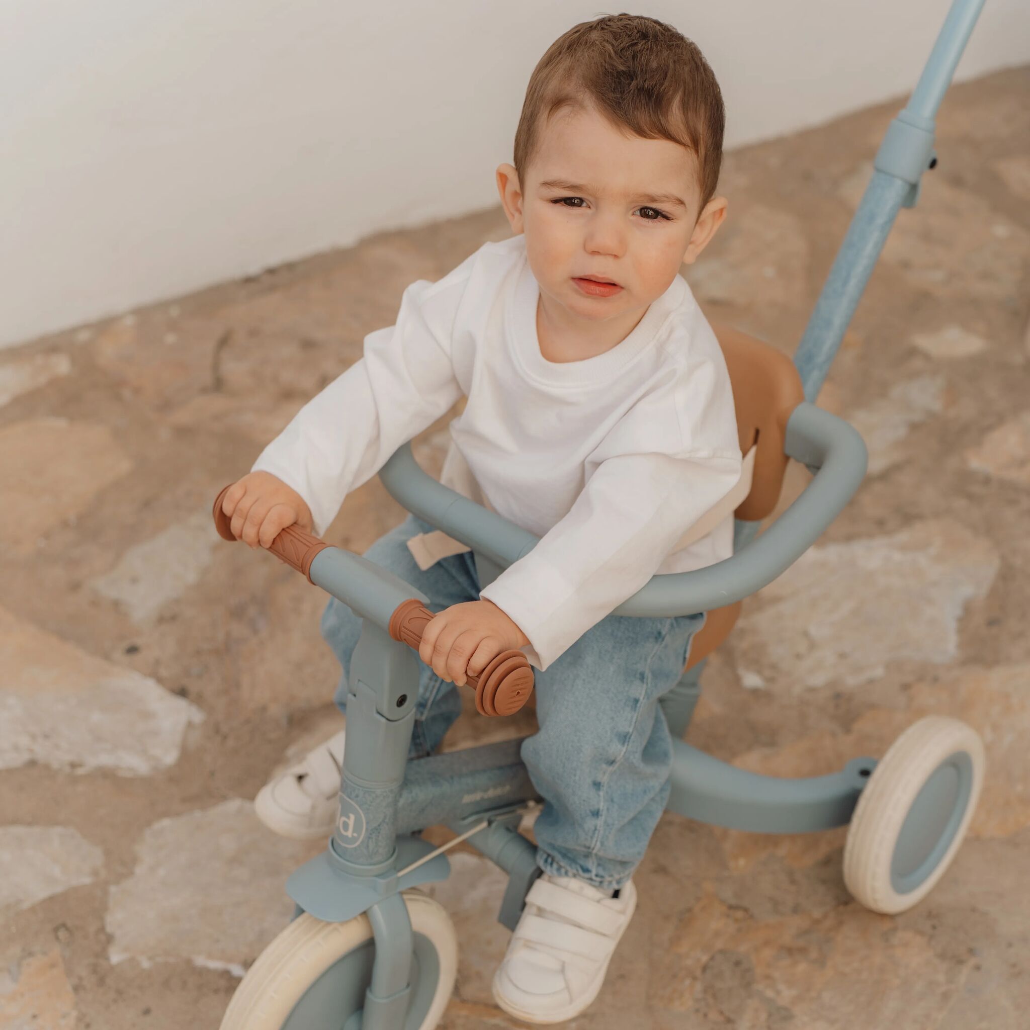 LITTLE DUTCH 4 in 1 tricycle Safari Dreams blue - Image 2