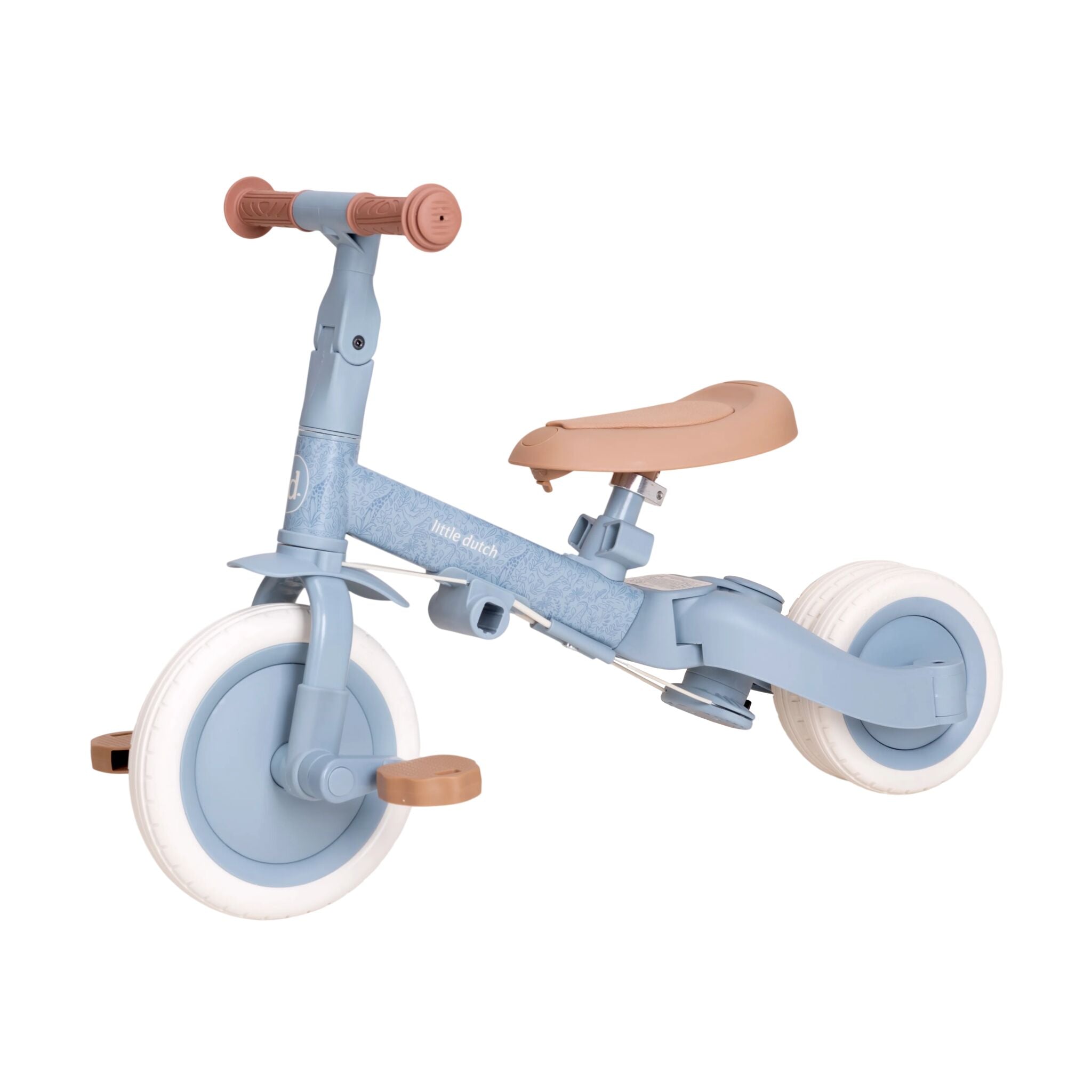 LITTLE DUTCH 4 in 1 tricycle Safari Dreams blue - Image 7
