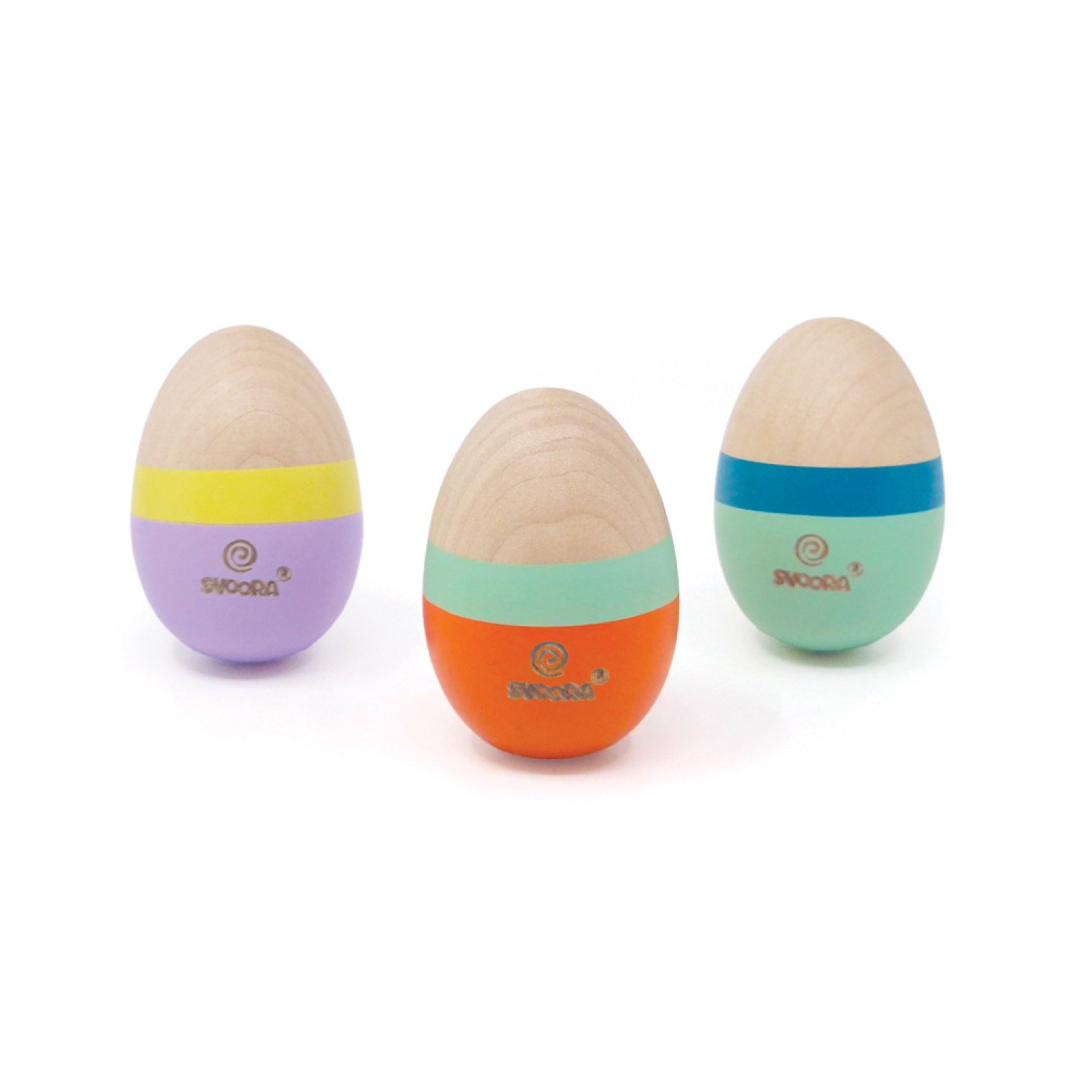 Svoora maraca wooden egg “Purple“ - Image 2