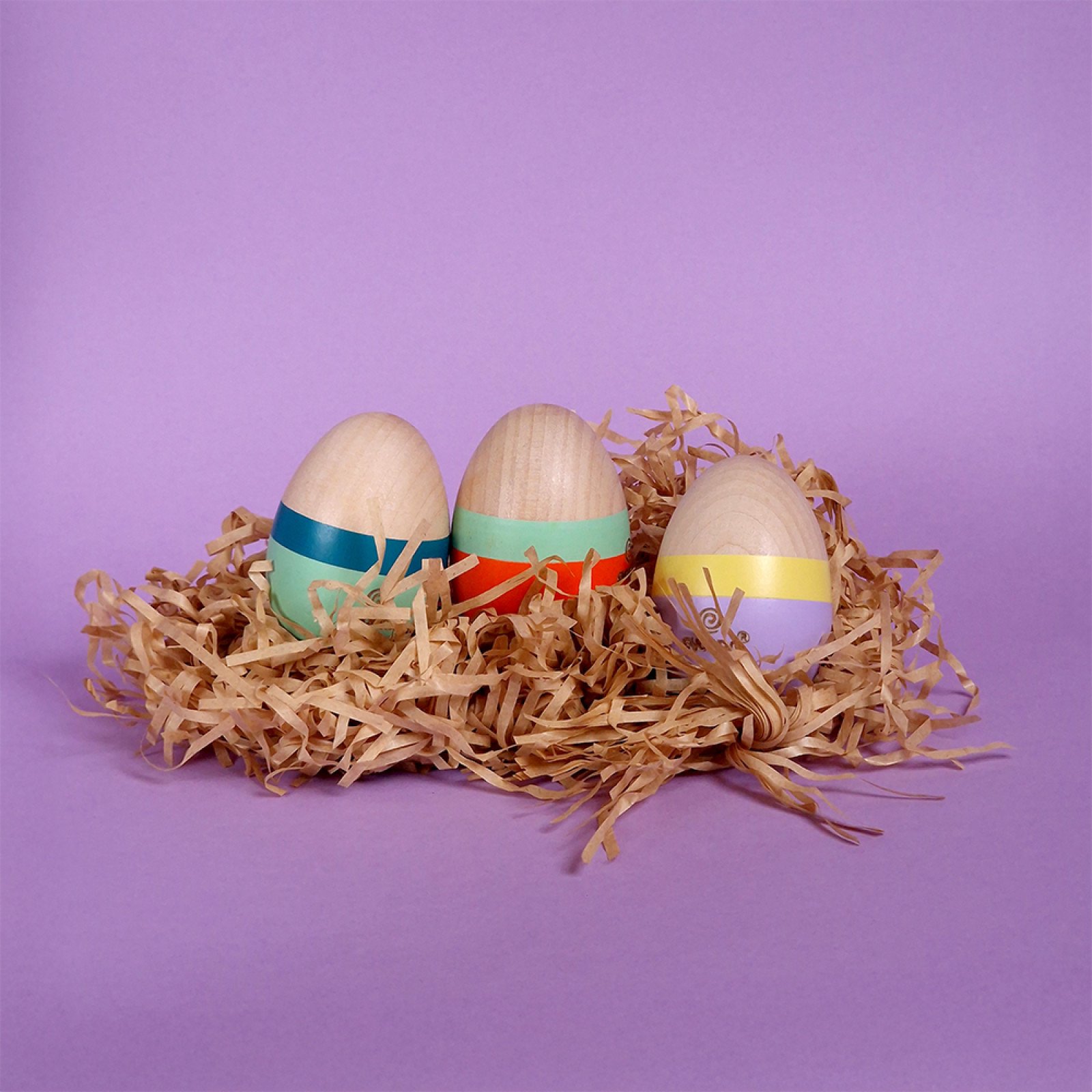 Svoora maraca wooden egg “Purple“ - Image 3