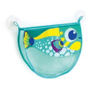 Ludi bathroom storage net with suction cups “Fish”