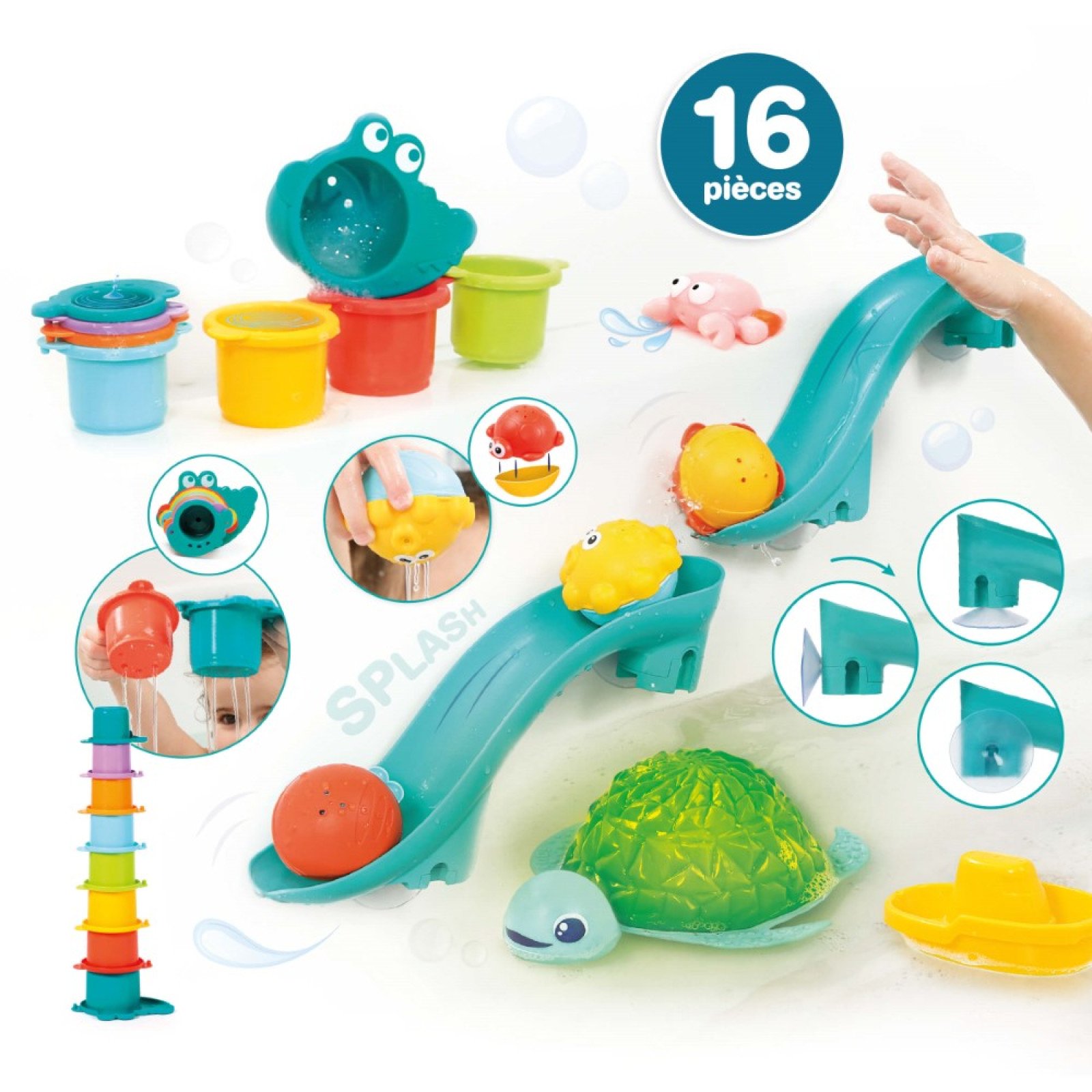 Ludi set of bath toys 16 pcs. - Image 6