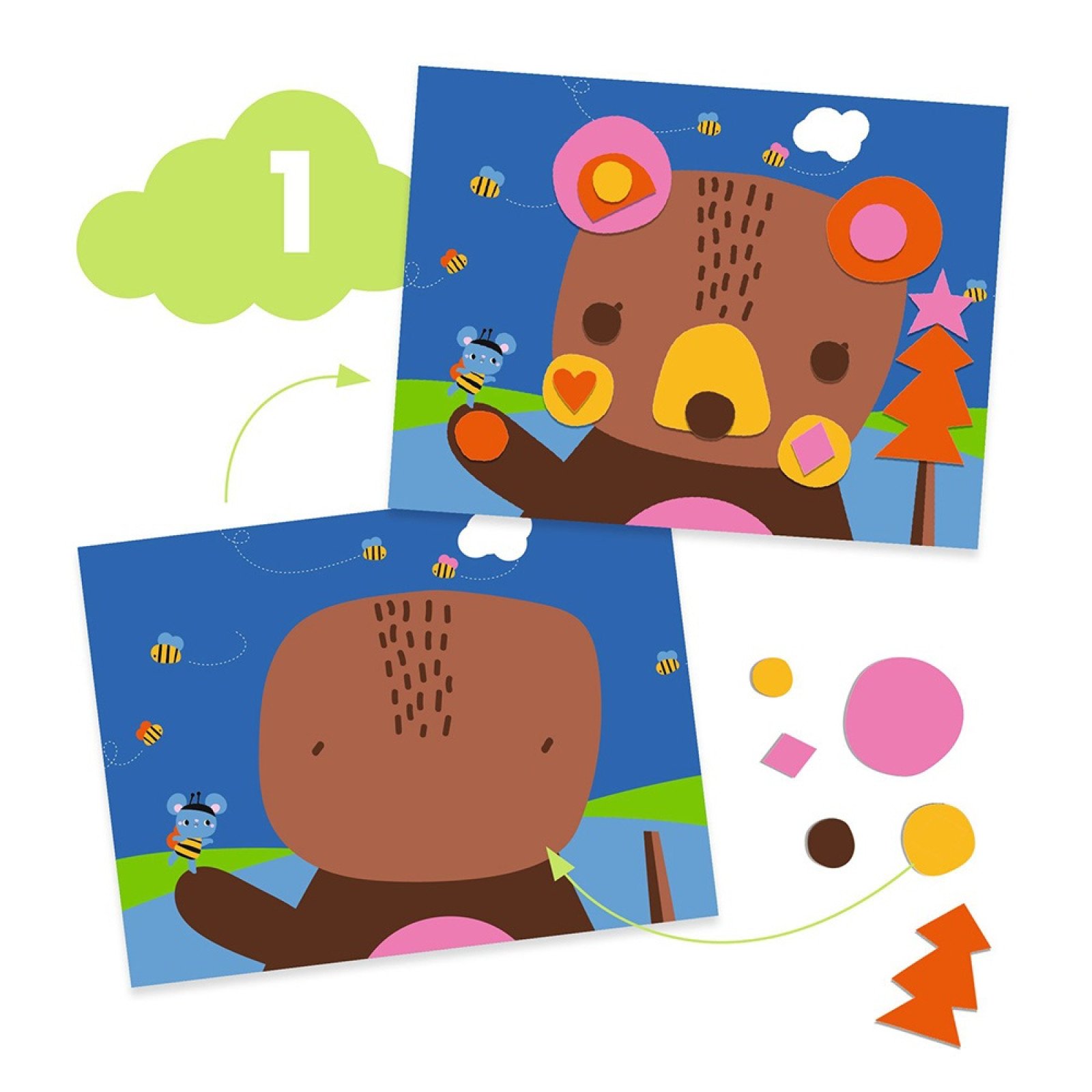 Djeco Art & Creative Activity Set “Little Mouse” - Image 3