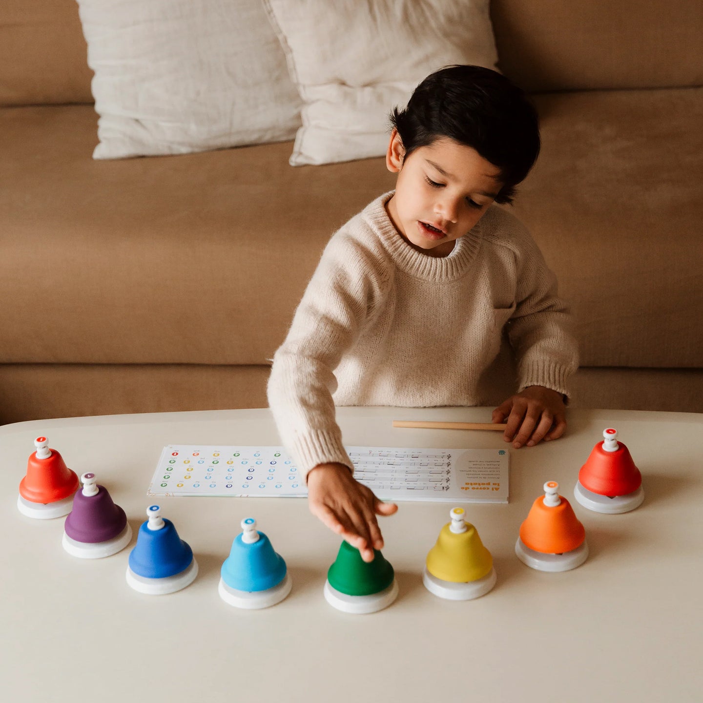 Juegaconmigo Dingdangdong Push musical bells with 8 notes - Image 6