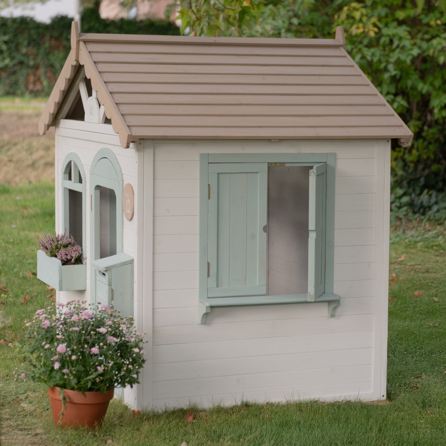 LITTLE DUTCH. FSC wooden children's garden playhouse - Image 14