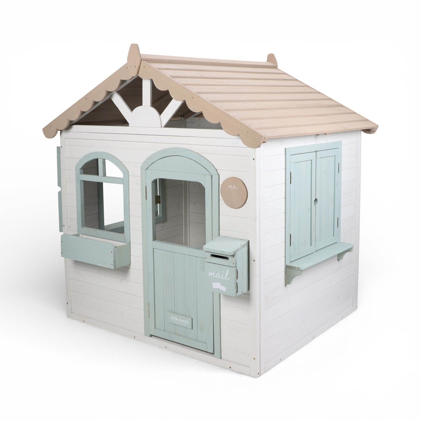 LITTLE DUTCH. FSC wooden children's garden playhouse - Image 19