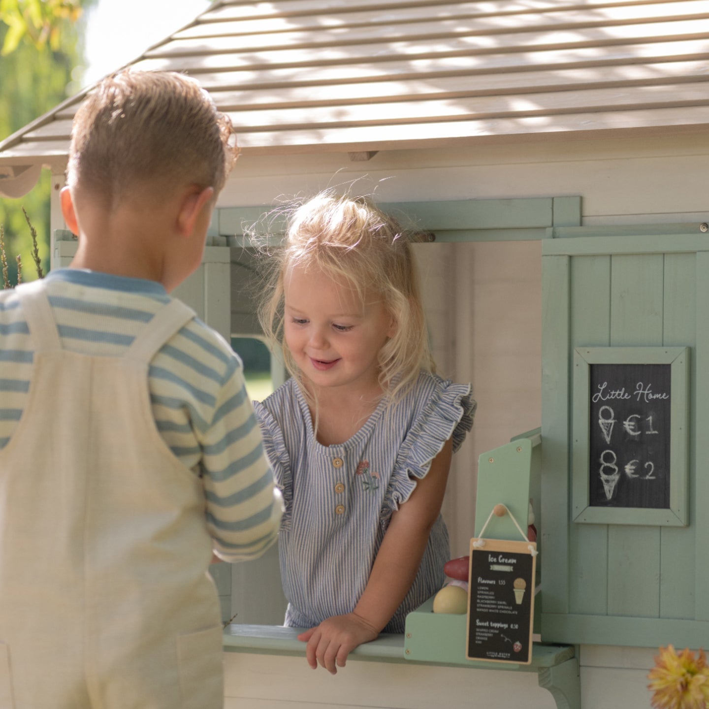 LITTLE DUTCH. FSC wooden children's garden playhouse - Image 20