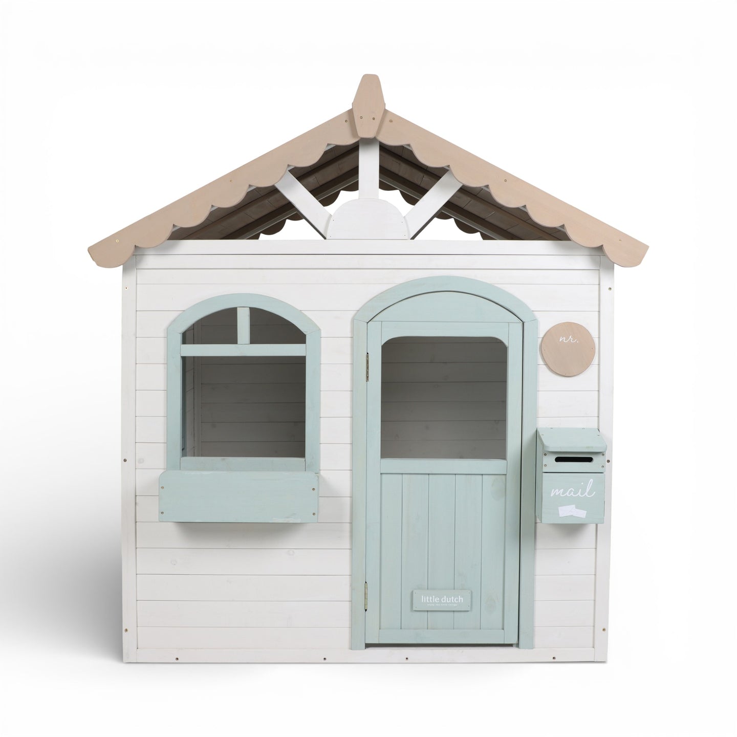 LITTLE DUTCH. FSC wooden children's garden playhouse - Image 23