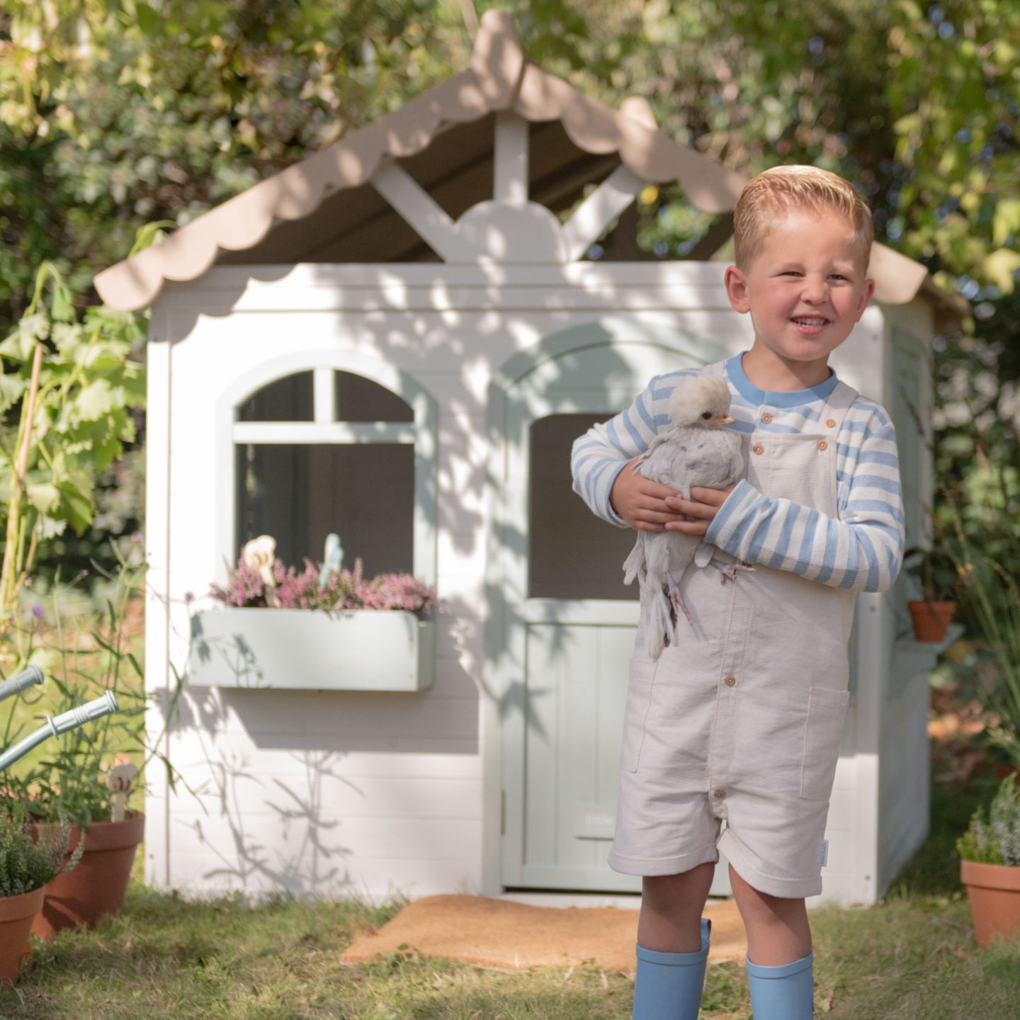 LITTLE DUTCH. FSC wooden children's garden playhouse - Image 26