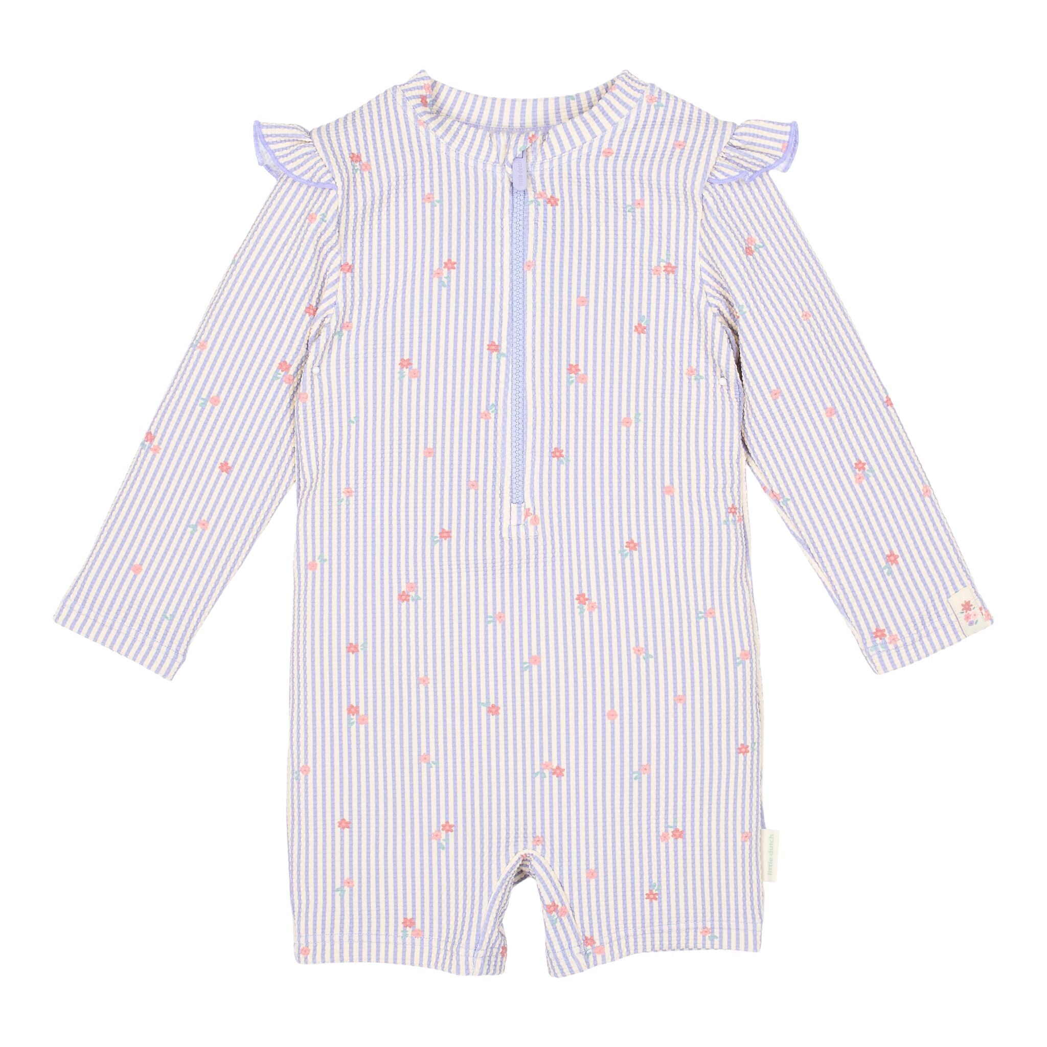 LITTLE DUTCH. Long Sleeve Swimsuit Dreamy Stripes - 74/80cm