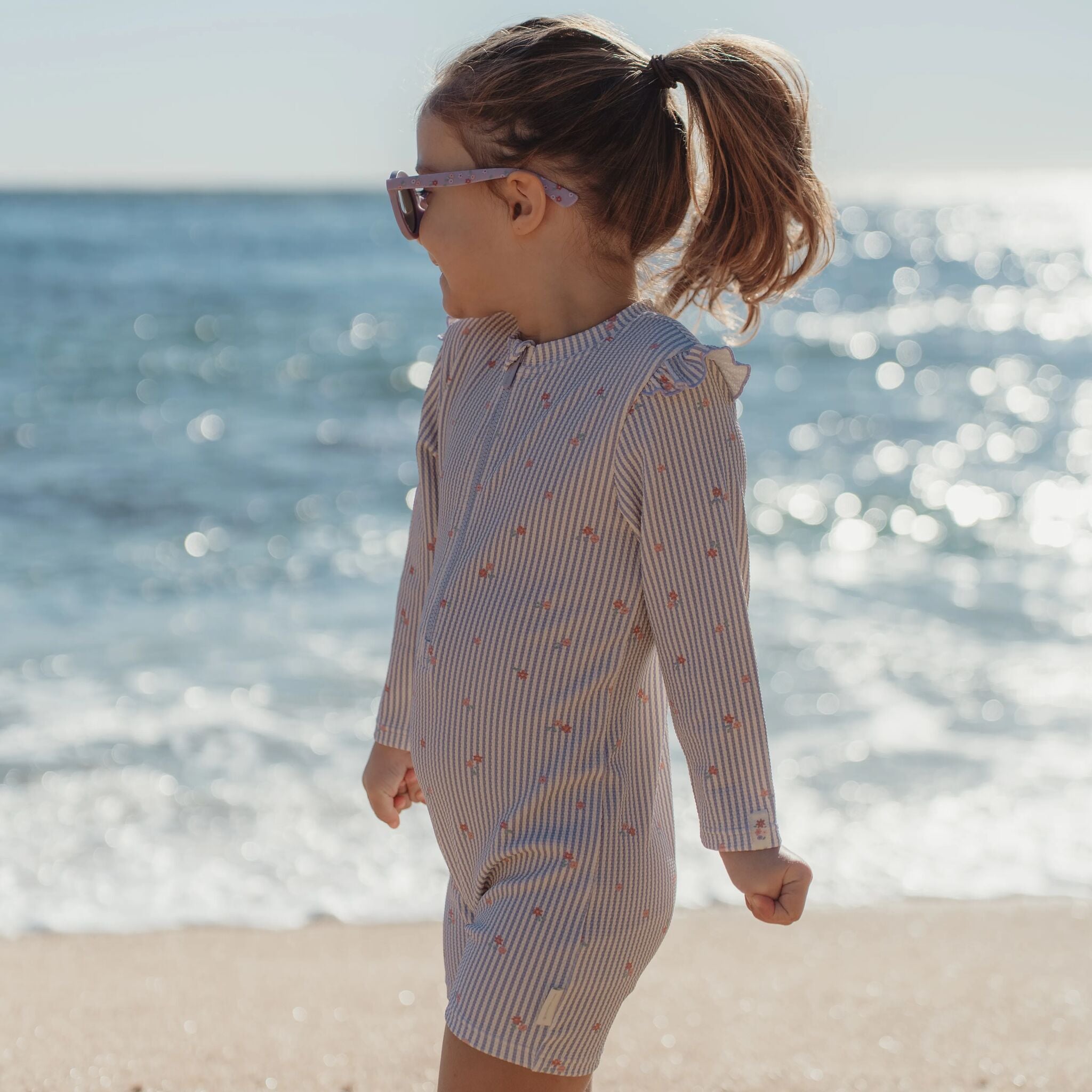LITTLE DUTCH. Long Sleeve Swimsuit Dreamy Stripes - 74/80cm - Image 8