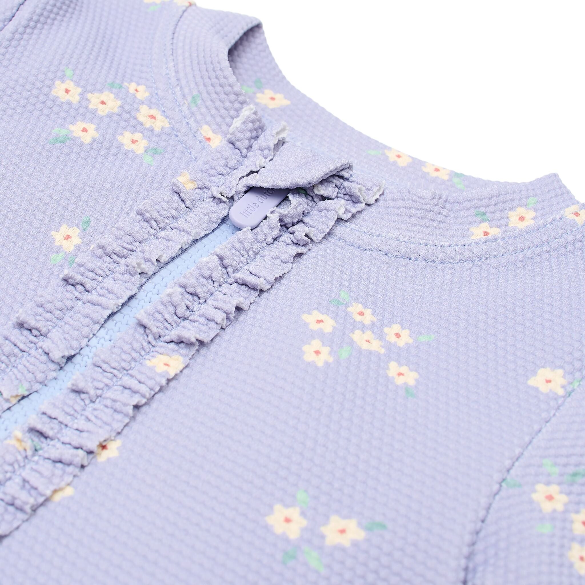 LITTLE DUTCH. Long-Sleeve Swimsuit with Ruffles Dreamy Lavender - 86/92cm - Image 5