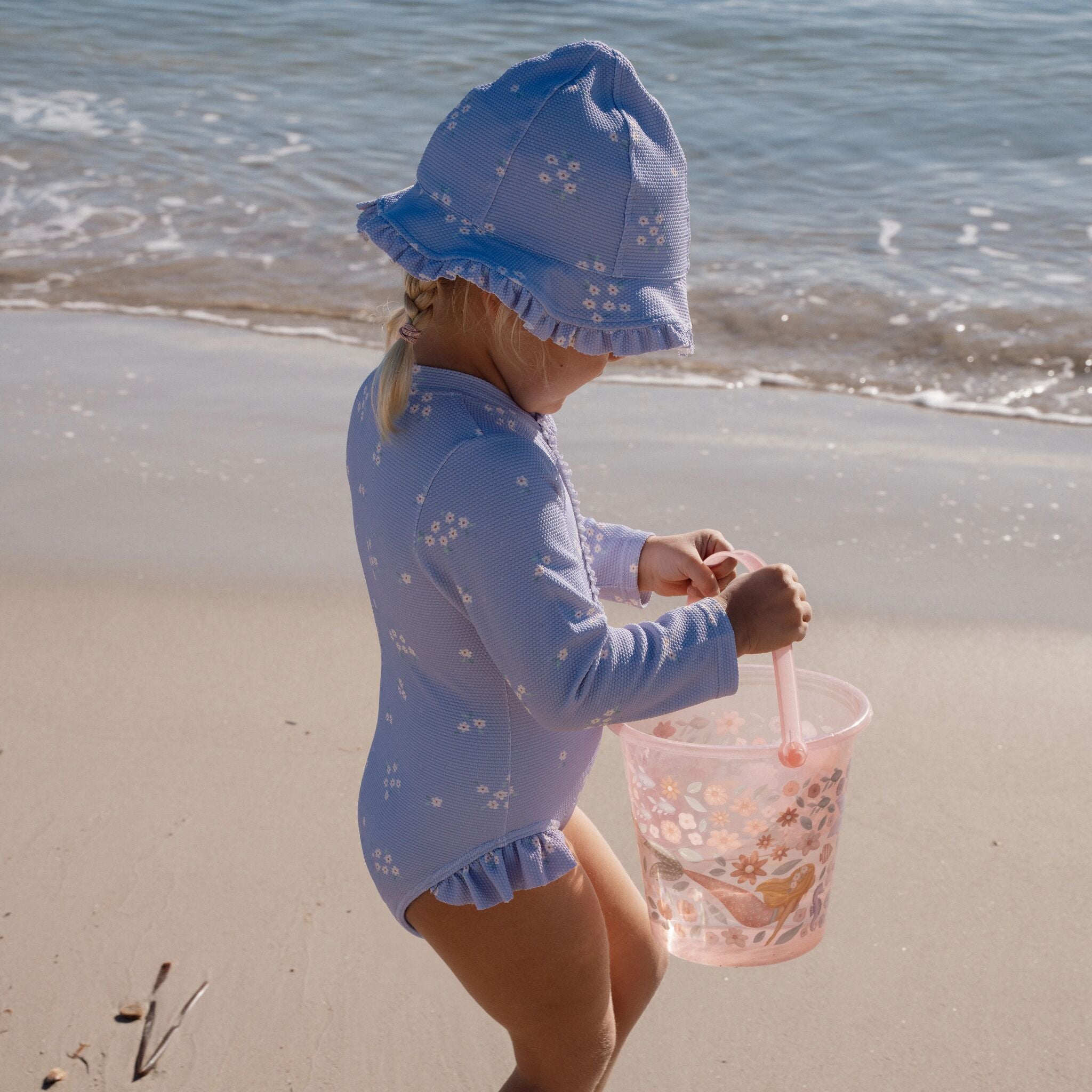 LITTLE DUTCH. Sun Hat Dreamy Lavender - Size 2 - Image 6