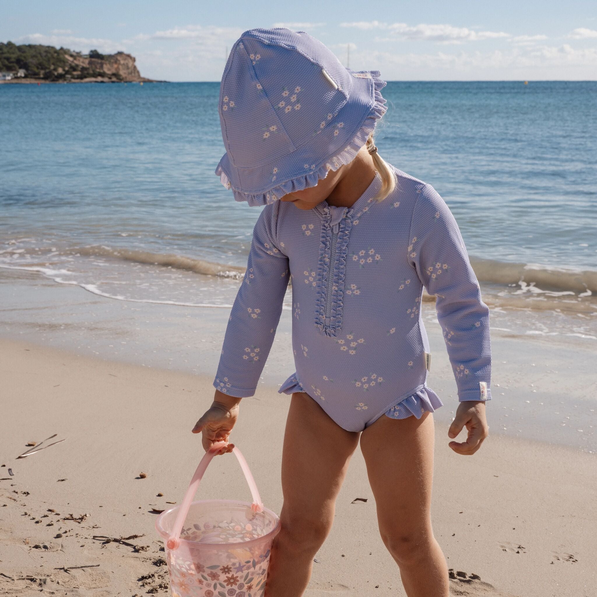 LITTLE DUTCH. Sun Hat Dreamy Lavender - Size 2 - Image 8