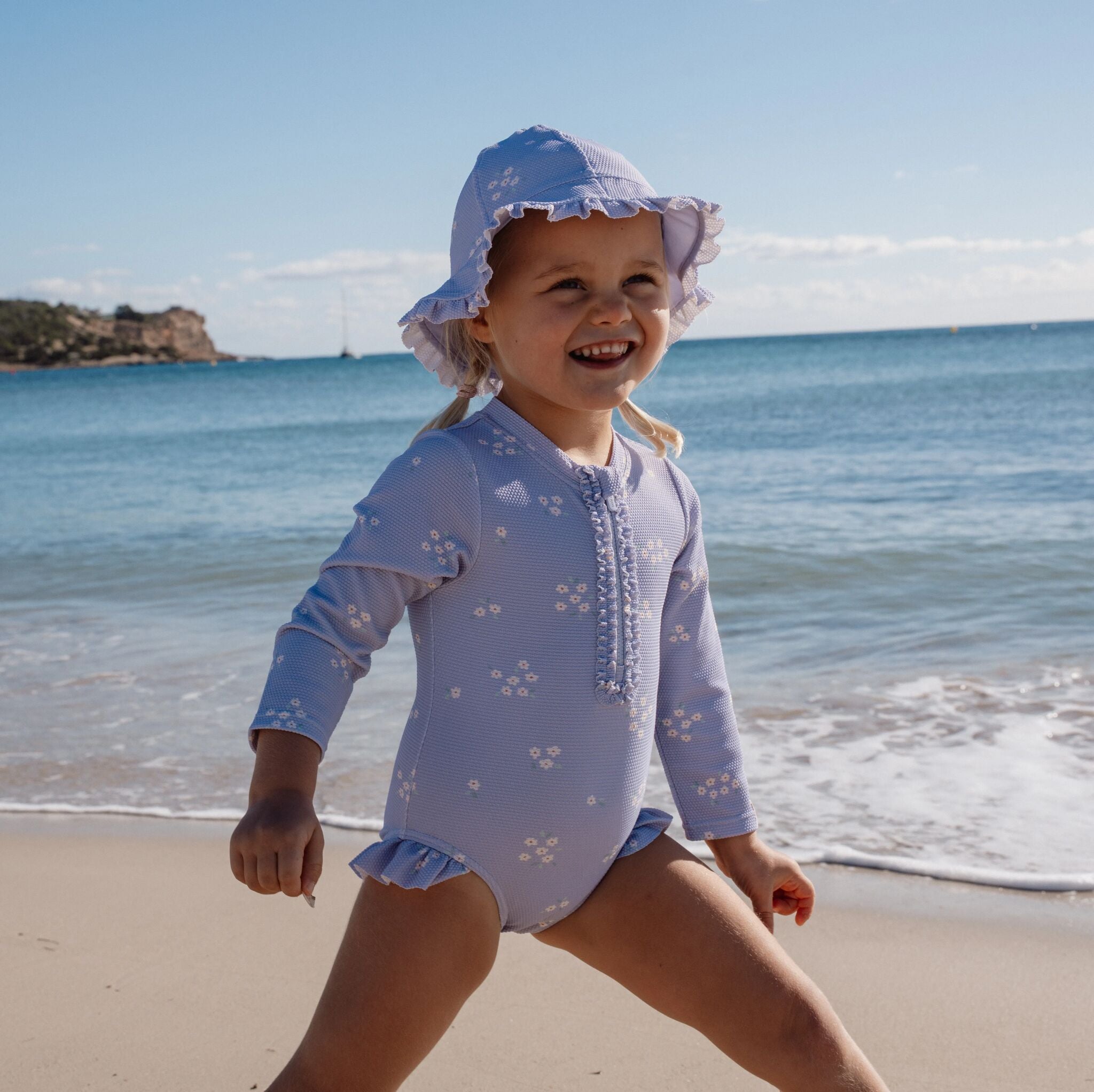 LITTLE DUTCH. Sun Hat Dreamy Lavender - Size 2 - Image 2