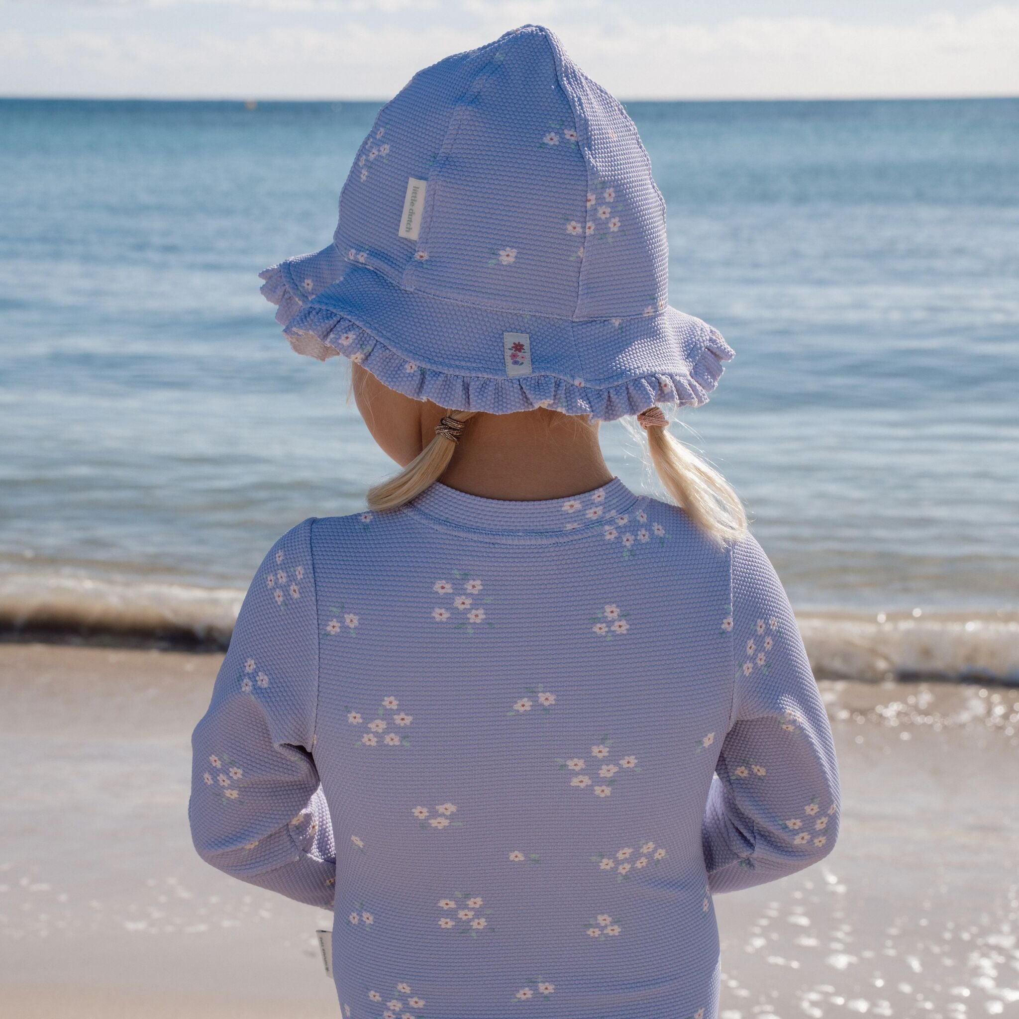 LITTLE DUTCH. Sun Hat Dreamy Lavender - Size 2 - Image 4