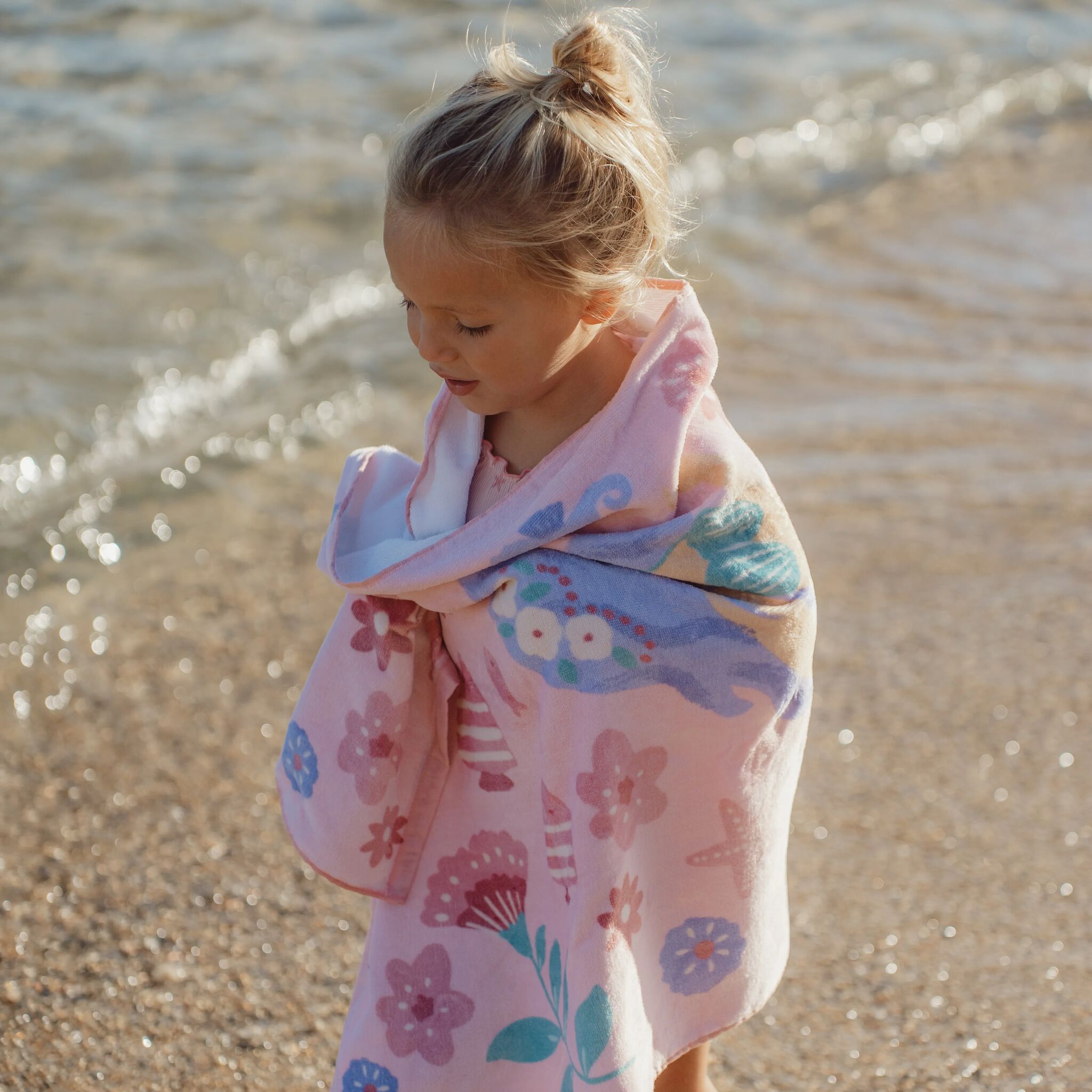 LITTLE DUTCH. Beach Towel Dreamy Mermaid Multicolour - 60x120cm - Image 5