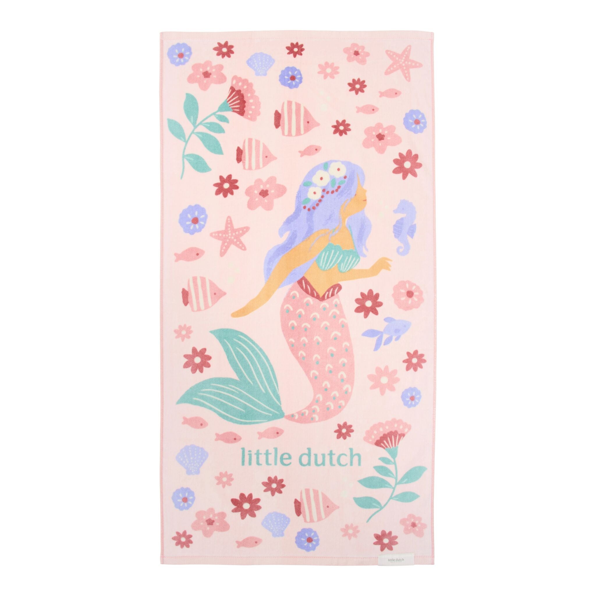 LITTLE DUTCH. Beach Towel Dreamy Mermaid Multicolour - 60x120cm