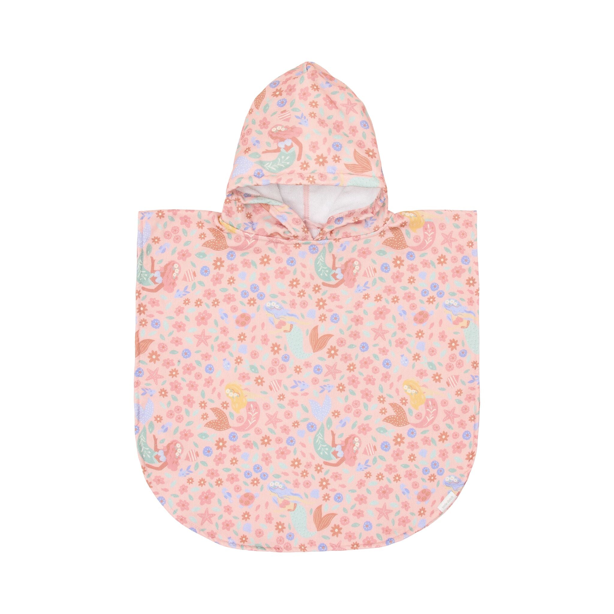 LITTLE DUTCH. Beach Poncho Dreamy Mermaid Multicolour - One size