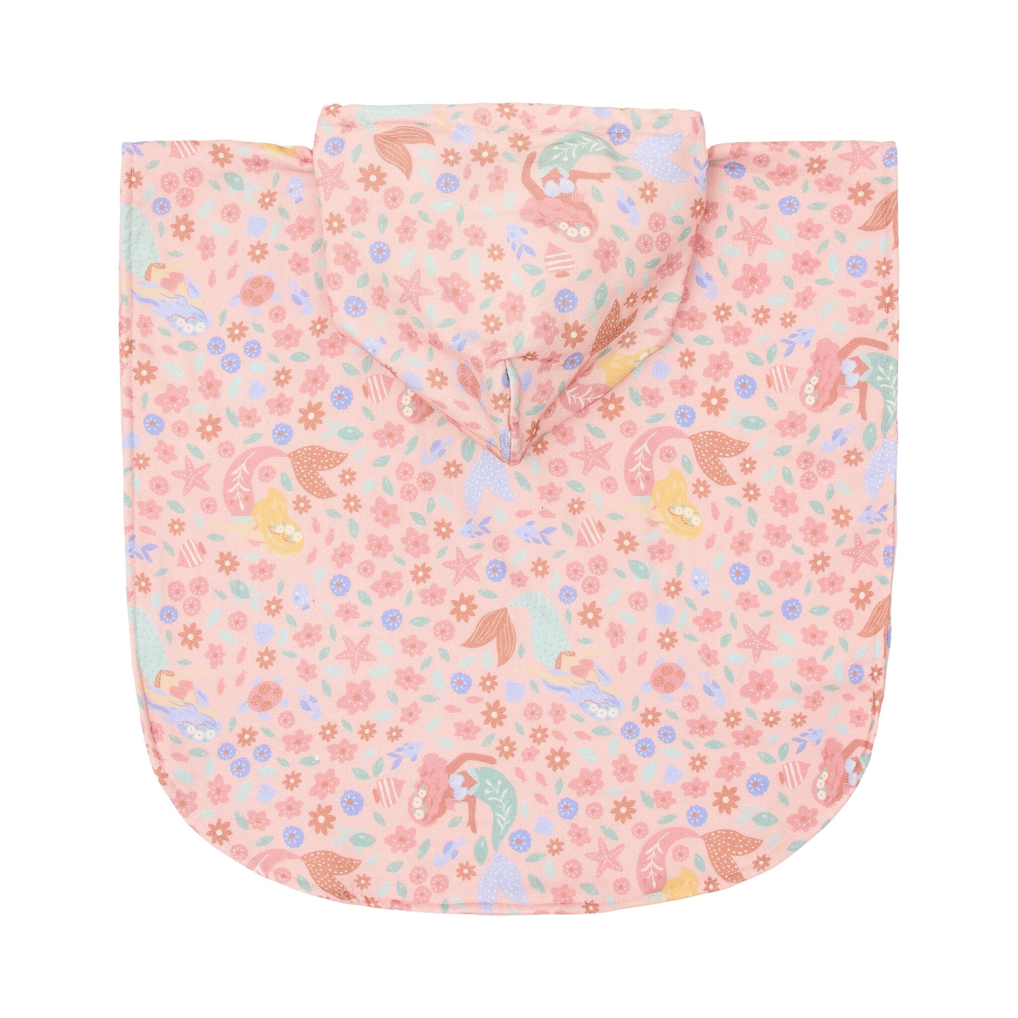 LITTLE DUTCH. Beach Poncho Dreamy Mermaid Multicolour - One size - Image 3