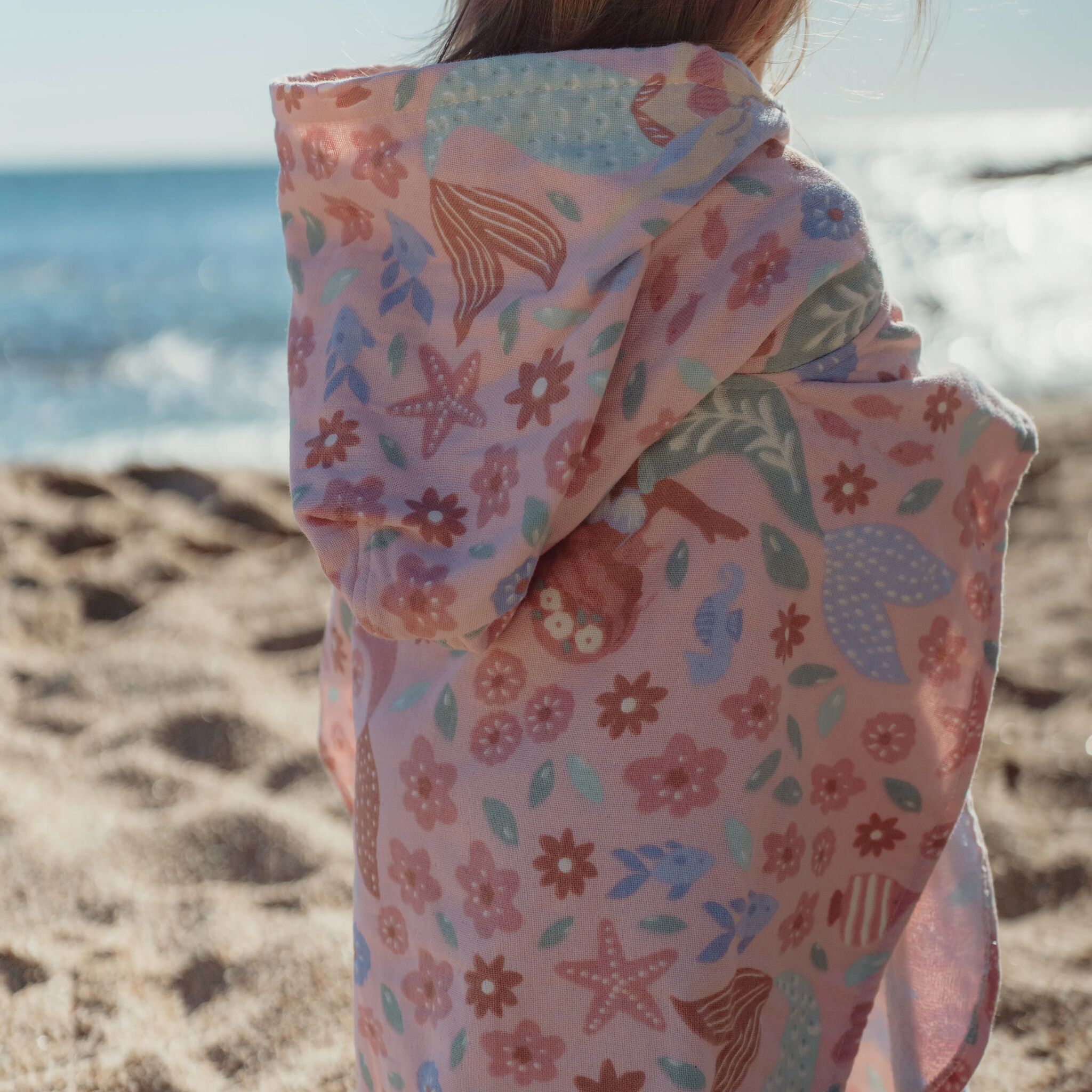 LITTLE DUTCH. Beach Poncho Dreamy Mermaid Multicolour - One size - Image 4