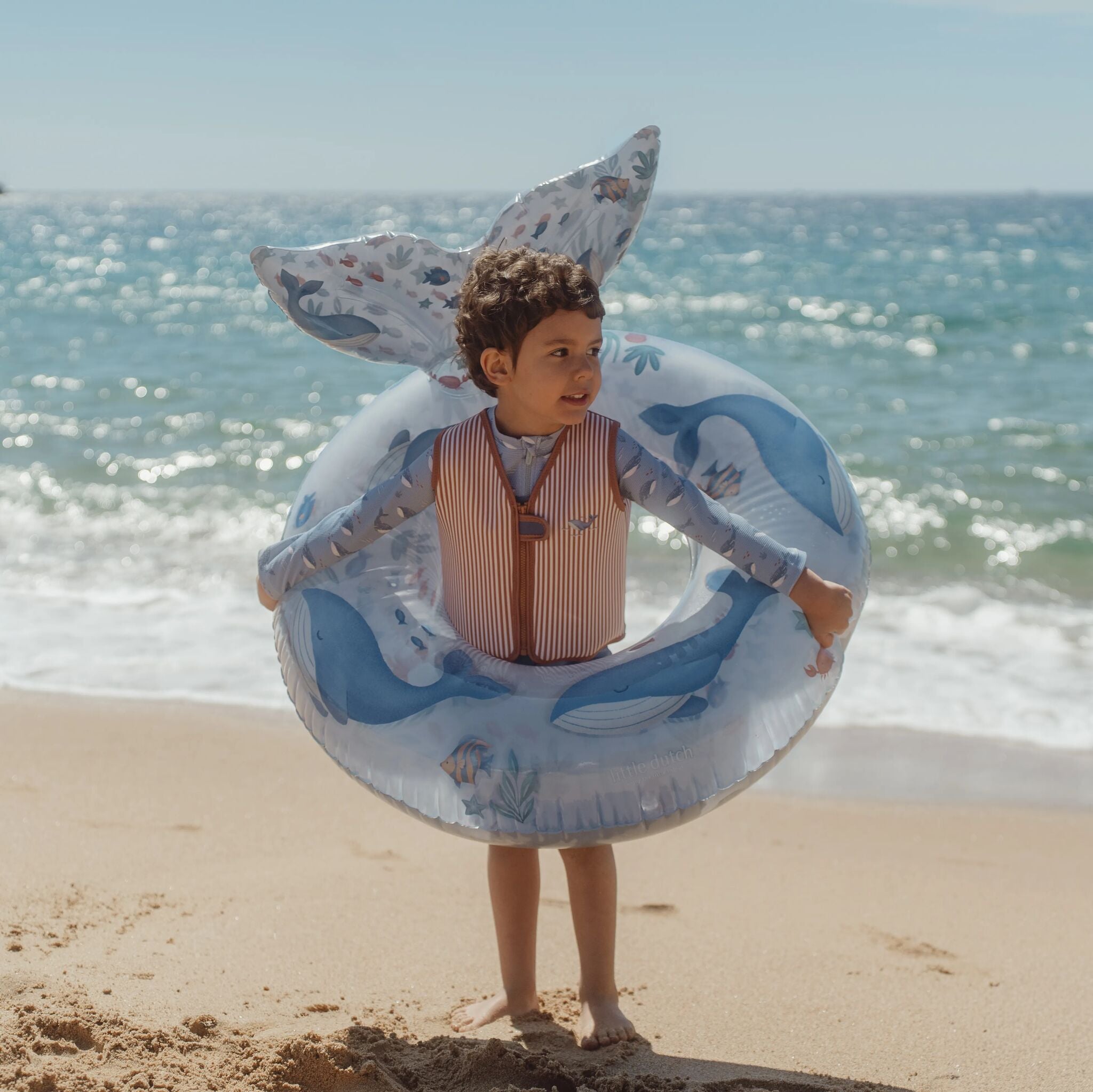 LITTLE DUTCH. Swim Ring with tail Ocean World 91cm - Image 7