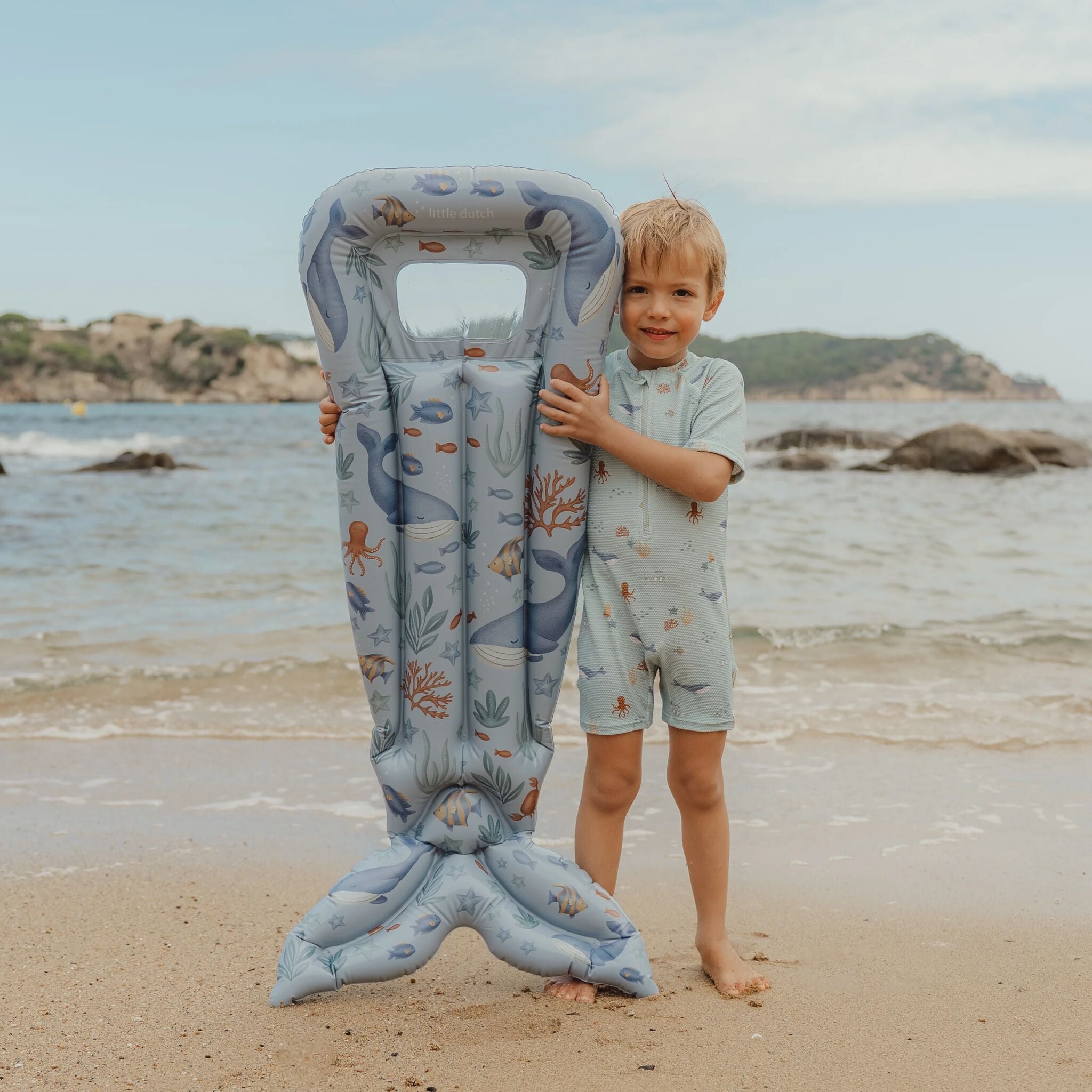 LITTLE DUTCH. Airbed with tail Ocean World - Image 2