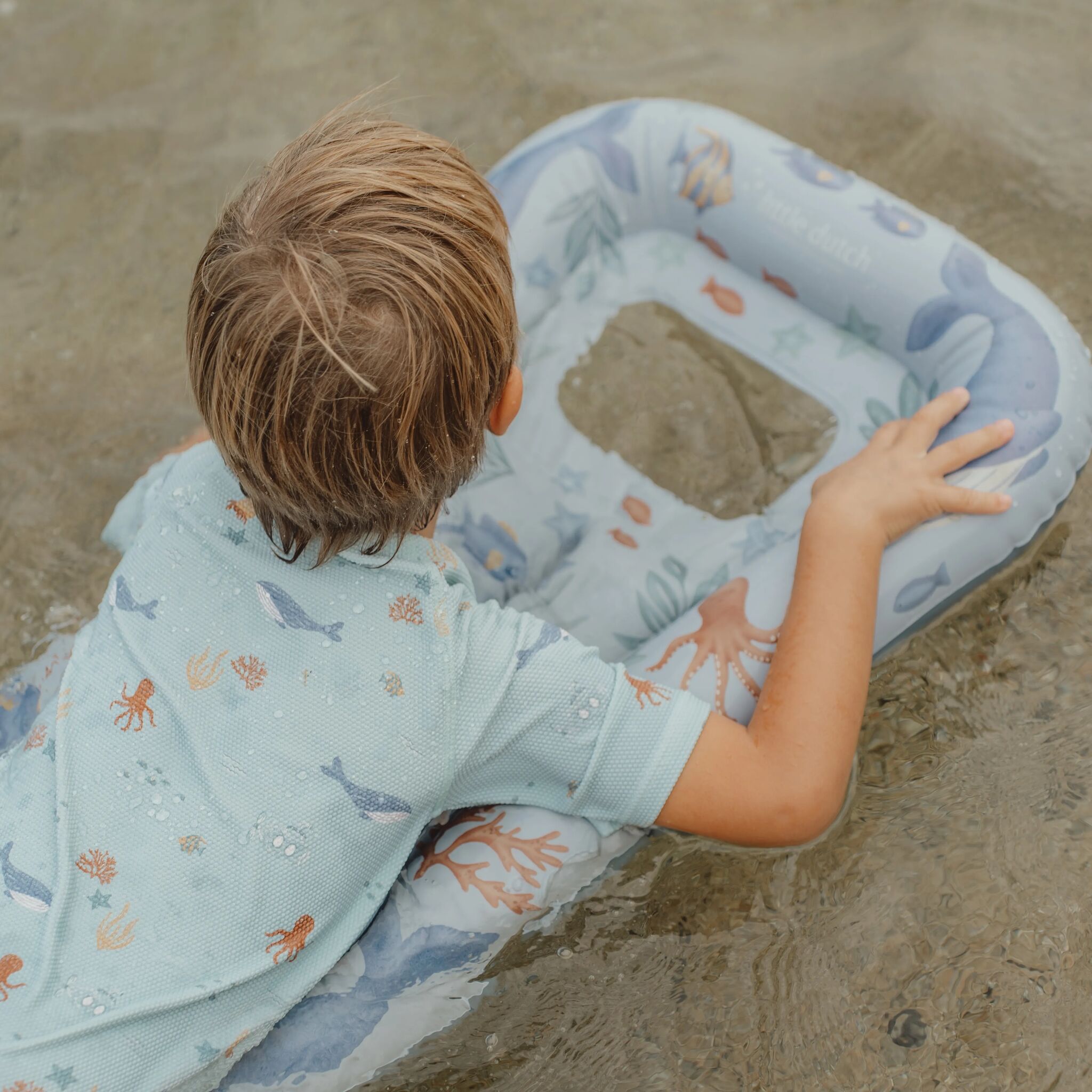 LITTLE DUTCH. Airbed with tail Ocean World - Image 3