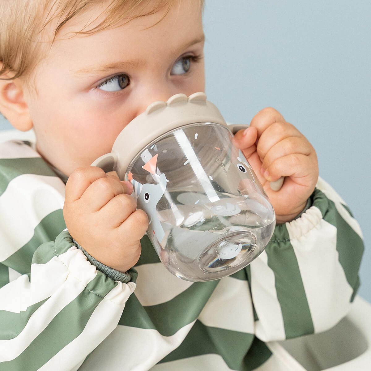 DONE BY DEER Learning spout cup 2-handle - Playground - Green - Image 6