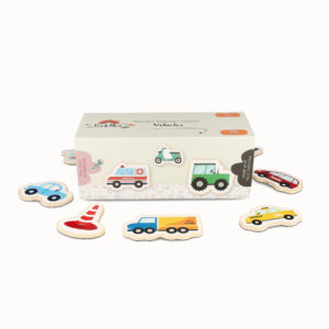 TIX & MIX Wooden Magnet Set Vehicles (set of 20)