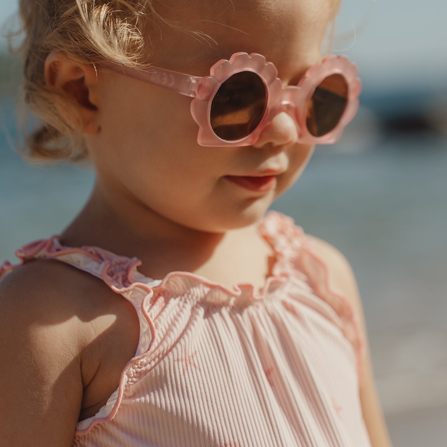 LITTLE DUTCH. Children's sunglasses UV 400 Shell Mermaid Pink - Image 2