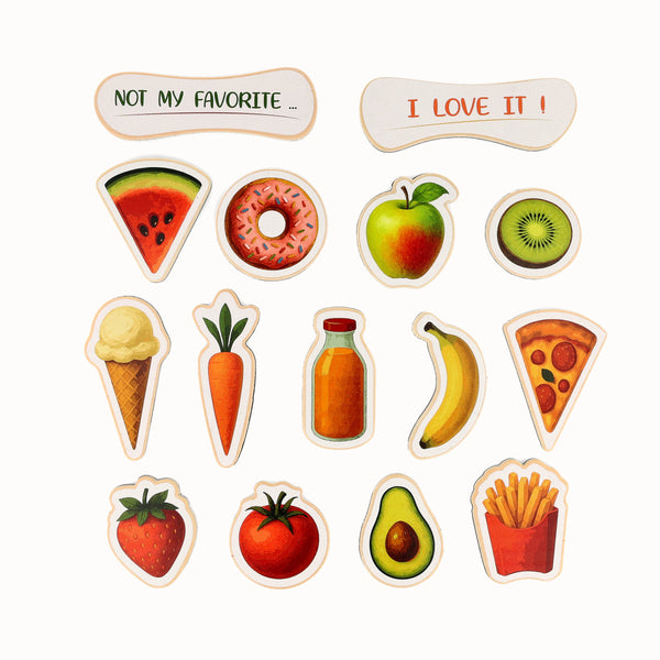 TIX & MIX Wooden Magnet Set Food (set of 31) - Image 7