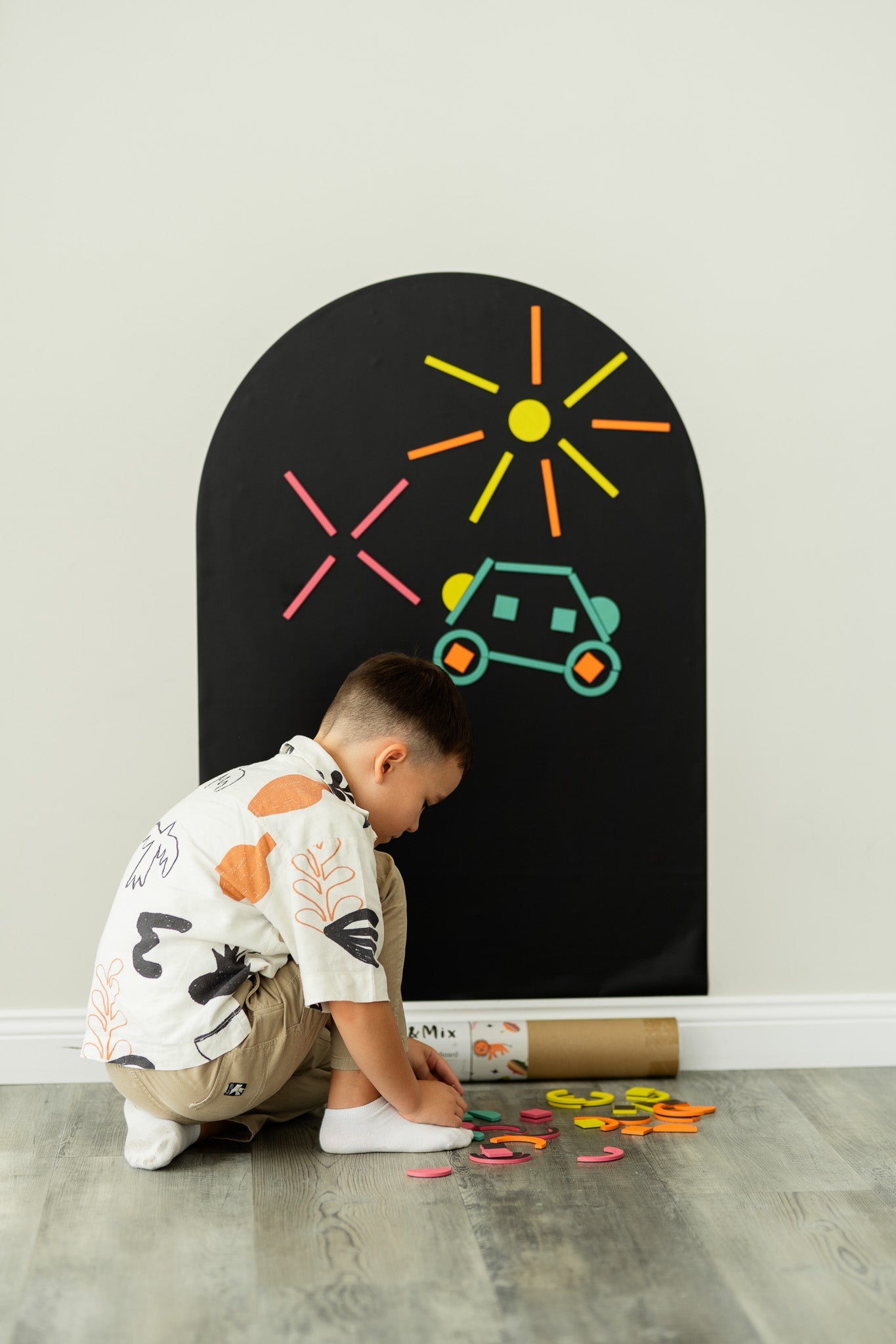 TIX & MIX Wooden Magnet Set Rings & Blocks (set of 64) - Image 7