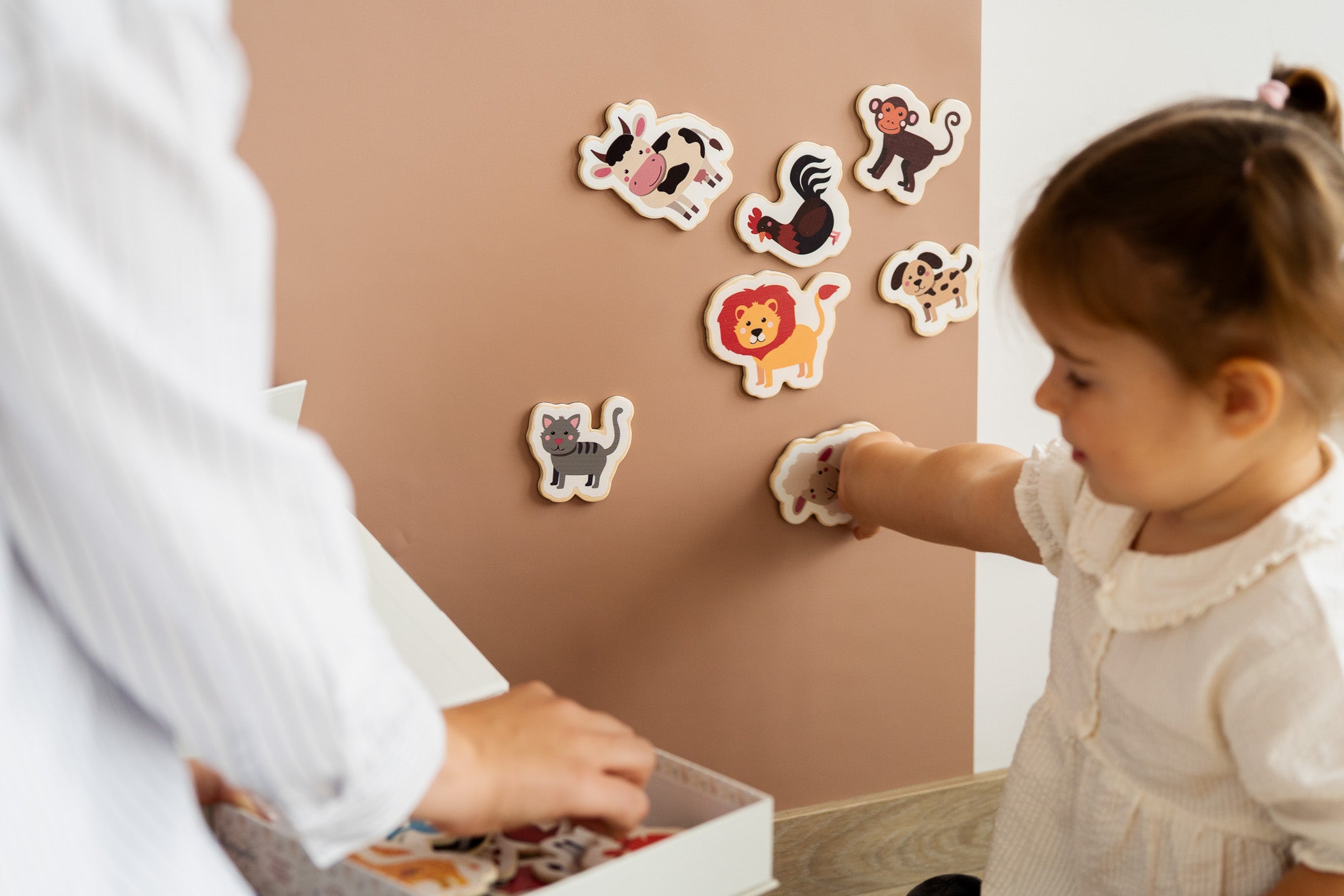 TIX & MIX Wooden Magnet Set Animals (set of 20) - Image 2