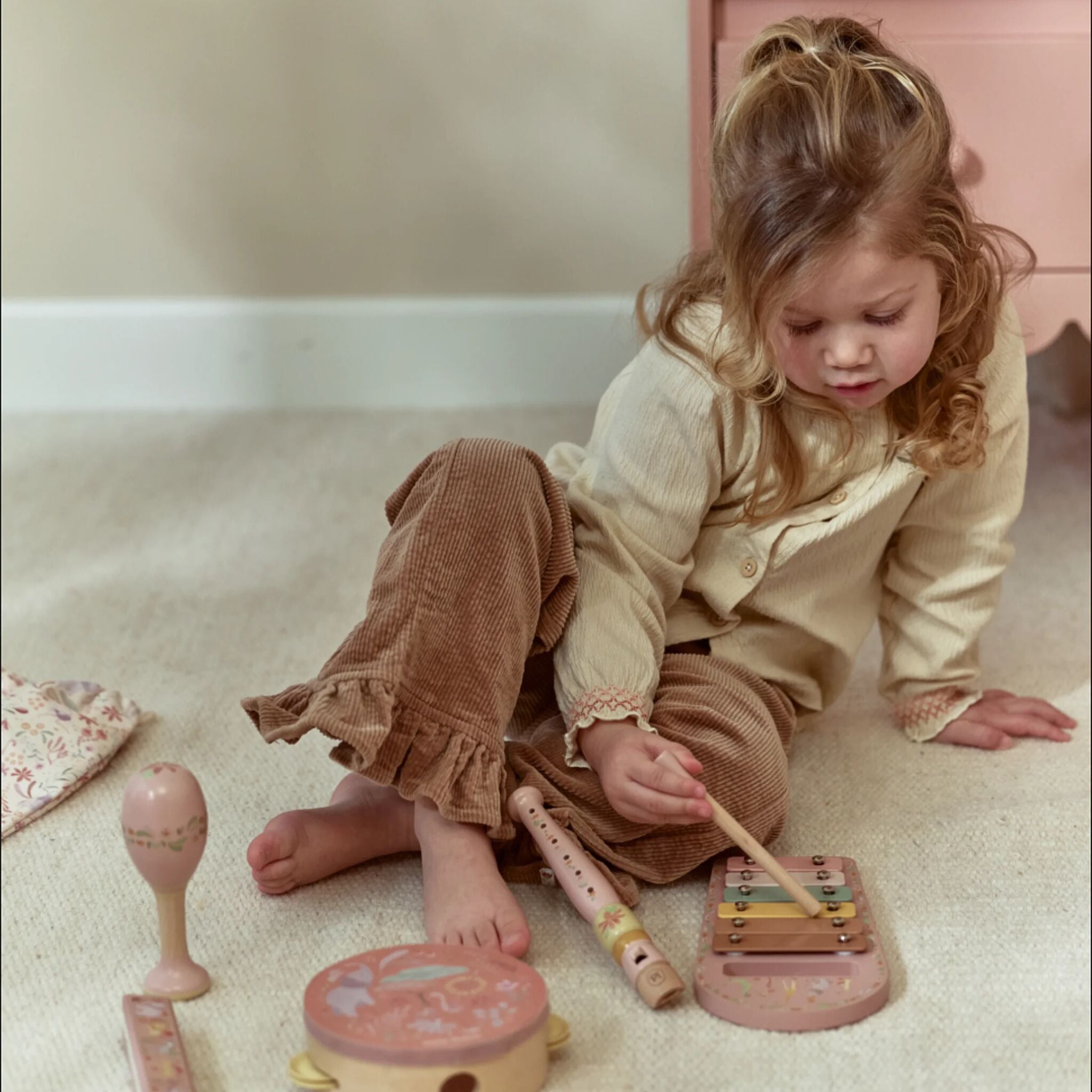 LITTLE DUTCH Music set - Pink - Safari Friends - Image 8