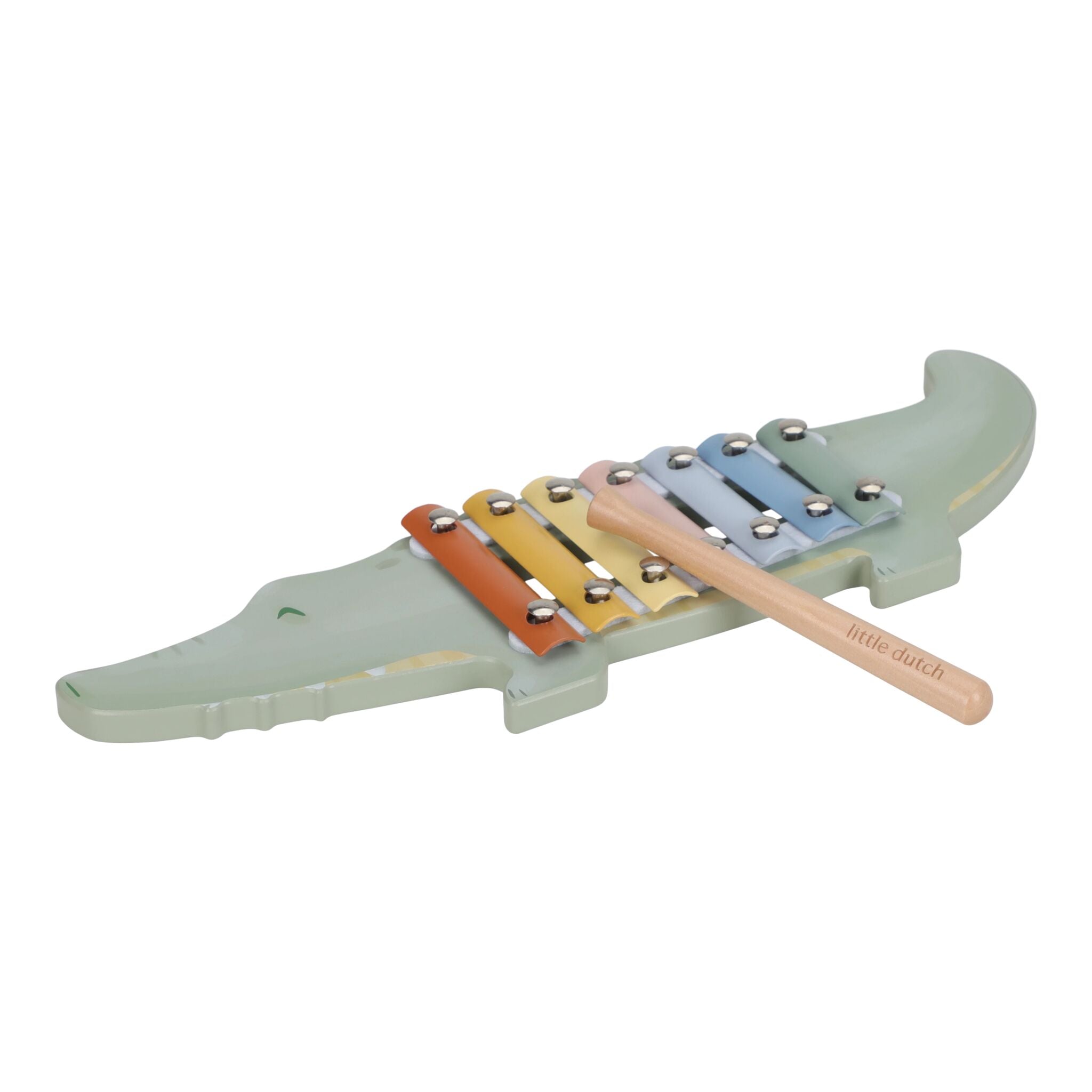 LITTLE DUTCH Xylophone - Crocodile - Safari Friends - Image 3