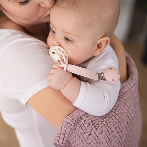 BabyOno Silicone Pacifier Clip - Green - Image 6