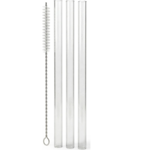 ASOBU Set of 3 Bestie Replacement Straws With Brush
