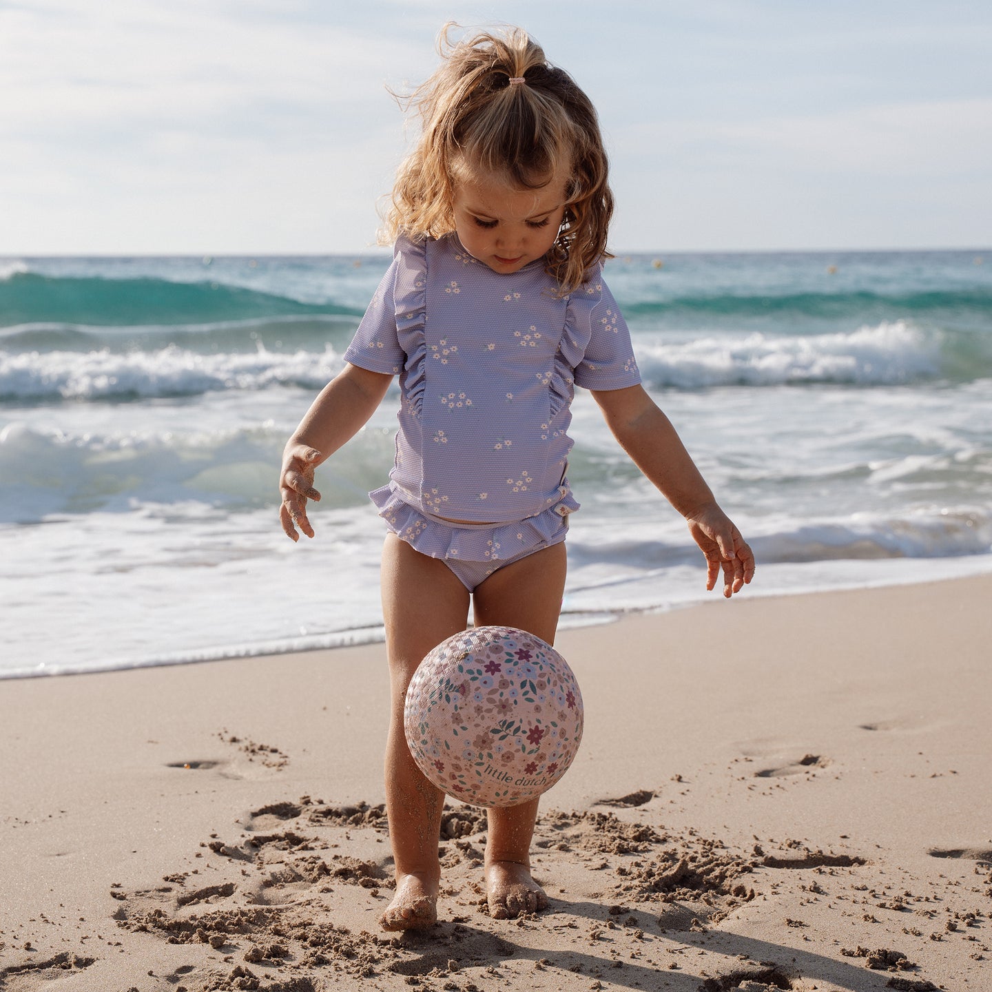 LITTLE DUTCH. Dreamy Mermaid Rubber Ball - Image 2