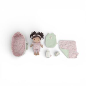 LITTLE DUTCH. Fabric baby in a basket Evi (30 cm.)