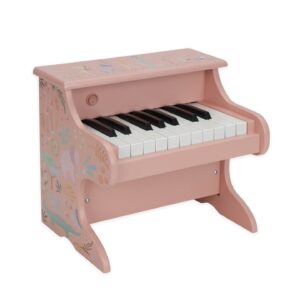 LITTLE DUTCH. Safari Friends FSC wooden children's piano (pink)