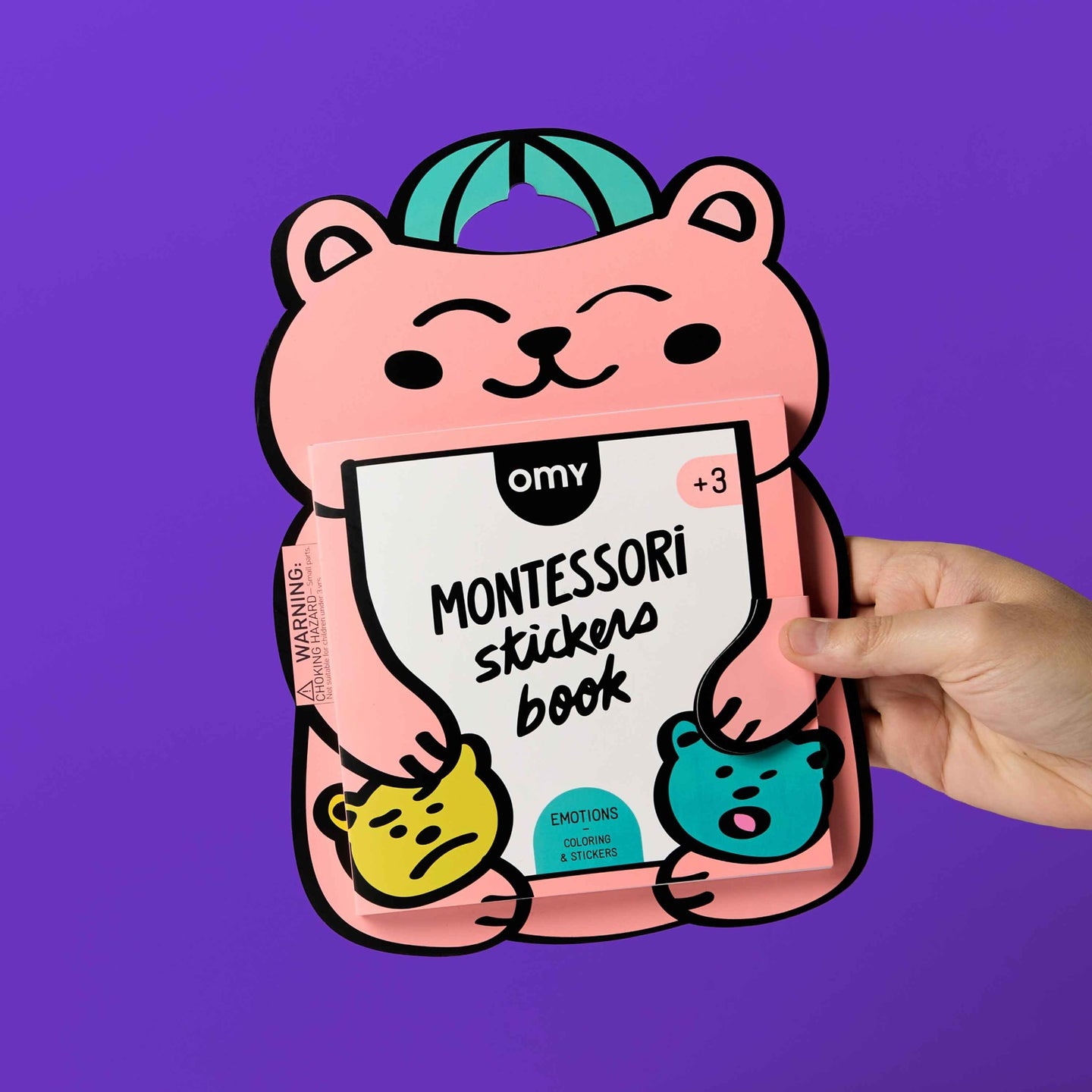 OMY. Montessori Emotions Sticker Activity Book - Image 2