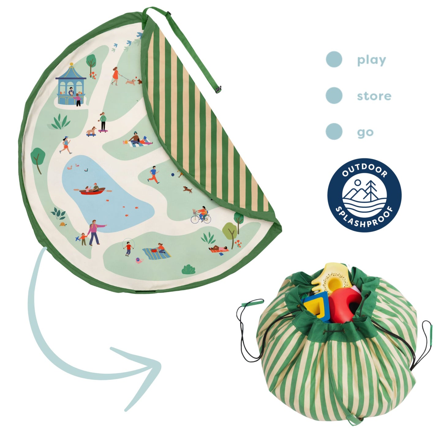 PLAY&GO. Play mat - bag 2 in 1. Outdoor Park