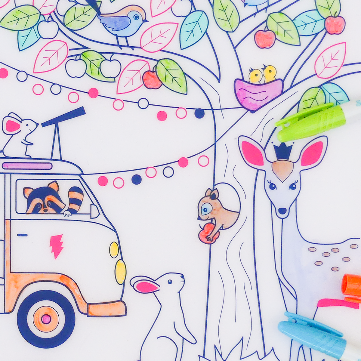 SUPER PETIT. Silicone placemats for painting Artiste Dream Van - Image 2